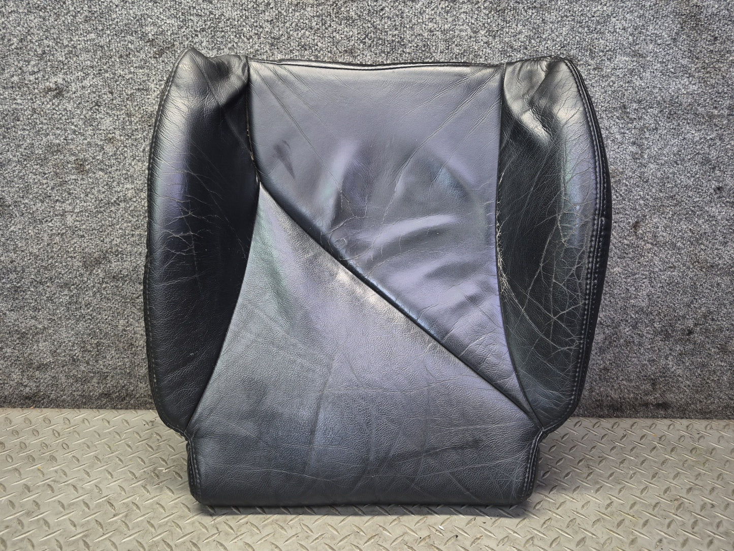 94-96 Chevrolet Corvette C4 Front Left Seat Lower Leather Cushion Black OEM