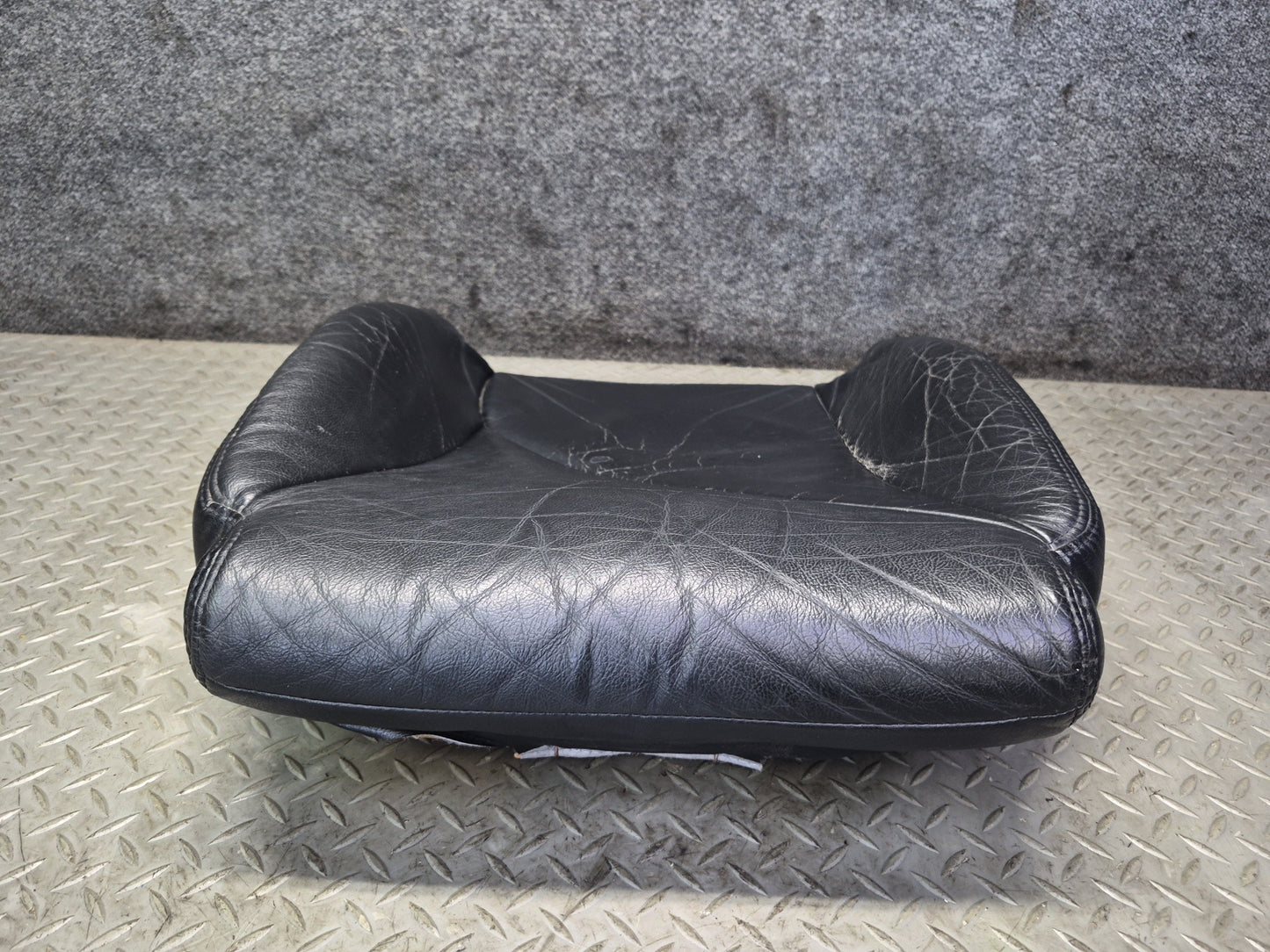 94-96 Chevrolet Corvette C4 Front Left Seat Lower Leather Cushion Black OEM