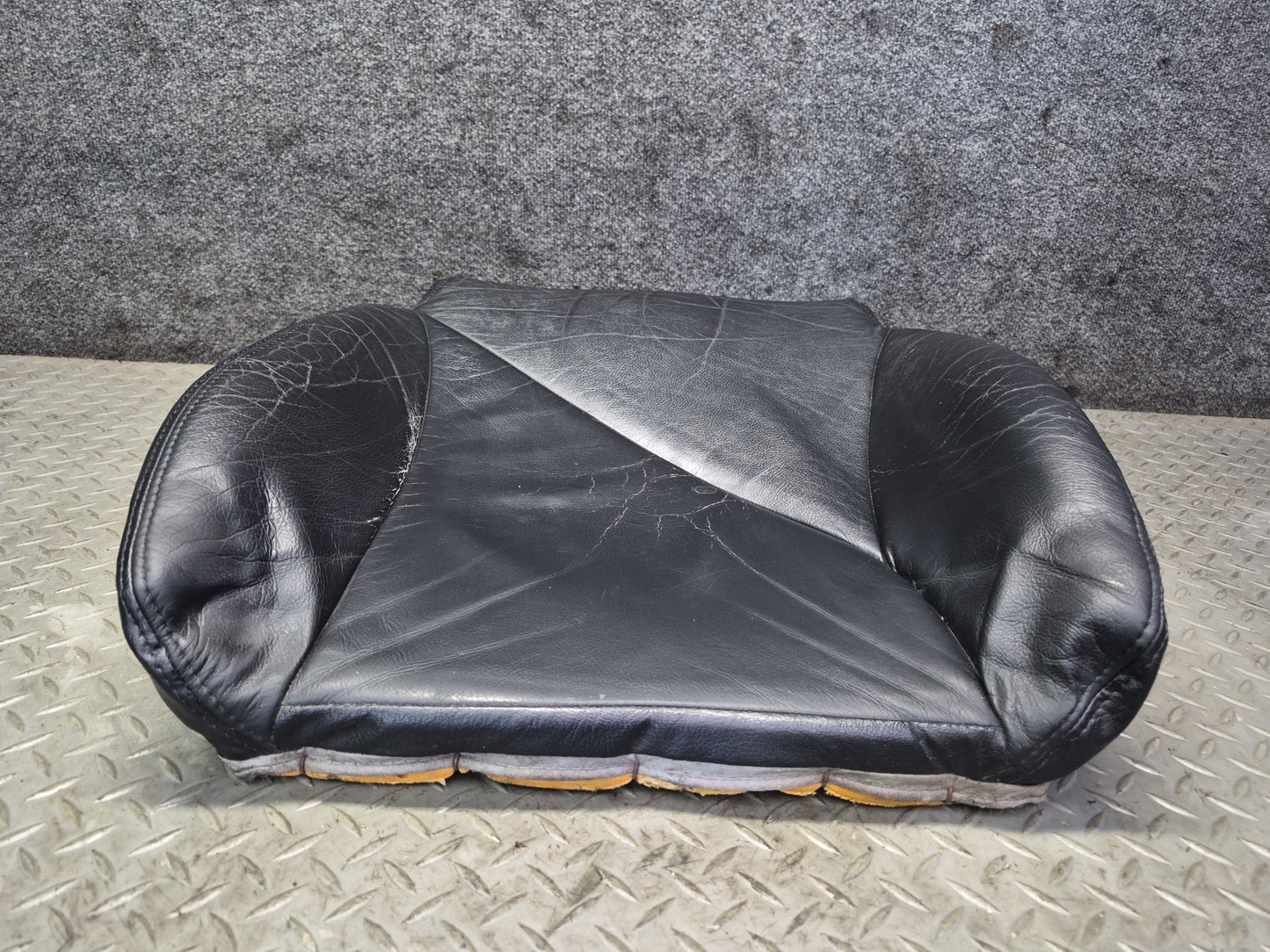 94-96 Chevrolet Corvette C4 Front Left Seat Lower Leather Cushion Black OEM