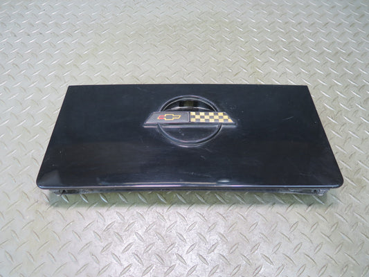 86-95 Chevrolet Corvette C4 Fuel Door Lid Cover w Emblem Logo OEM