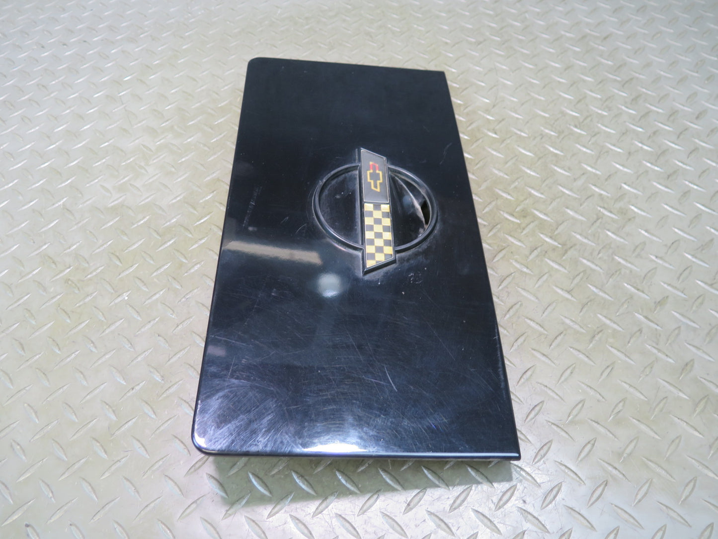 86-95 Chevrolet Corvette C4 Fuel Door Lid Cover w Emblem Logo OEM