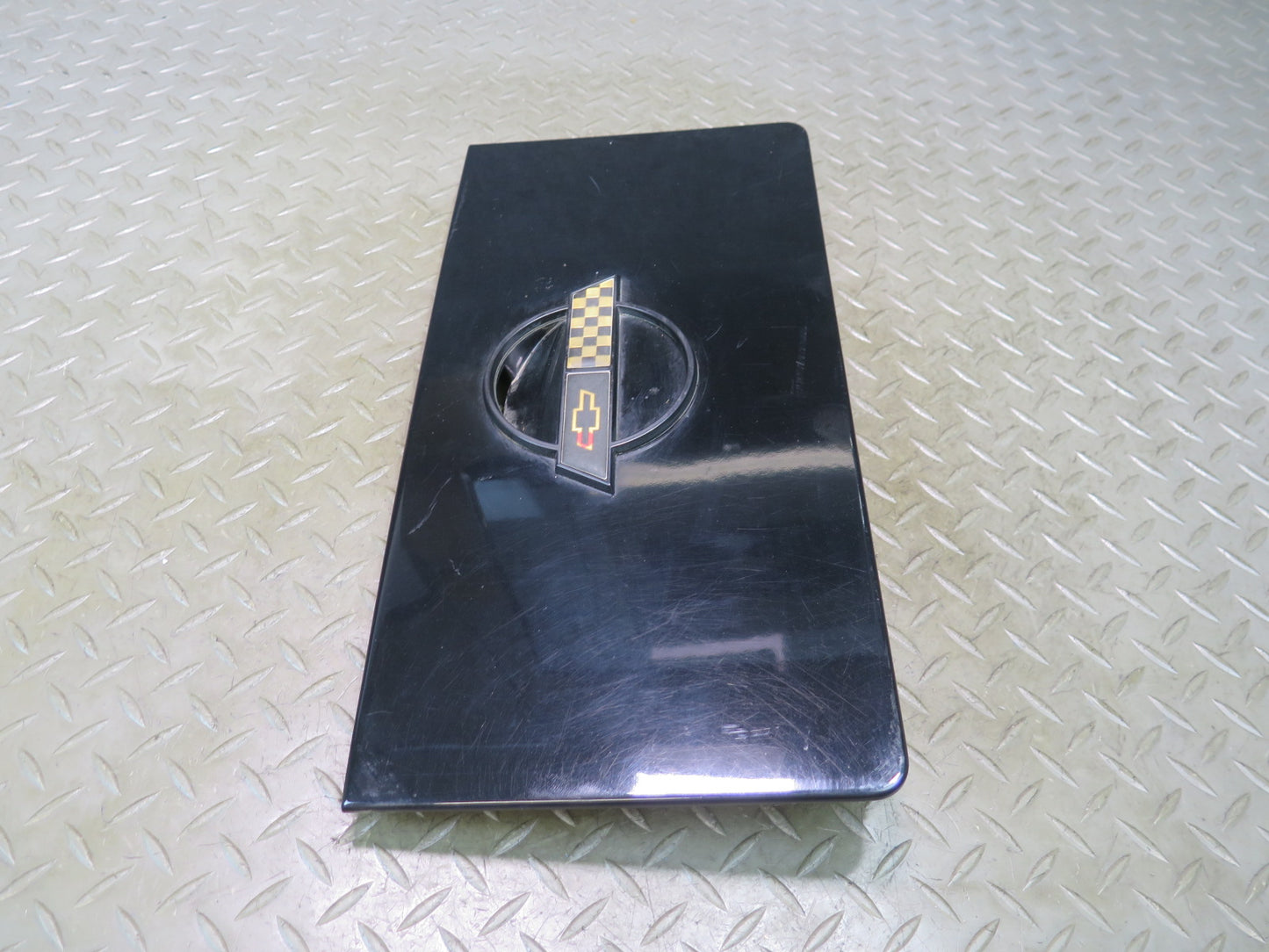 86-95 Chevrolet Corvette C4 Fuel Door Lid Cover w Emblem Logo OEM