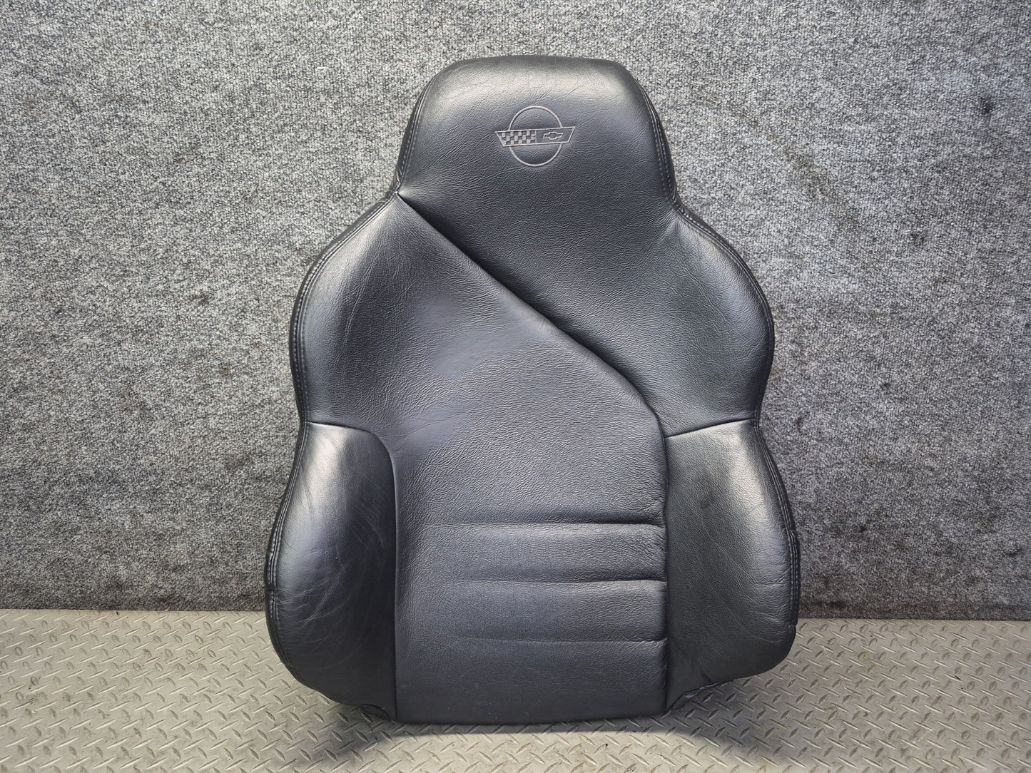 94-96 Chevrolet Corvette C4 Front Right Sport Seat Upper Leather Cushion OEM