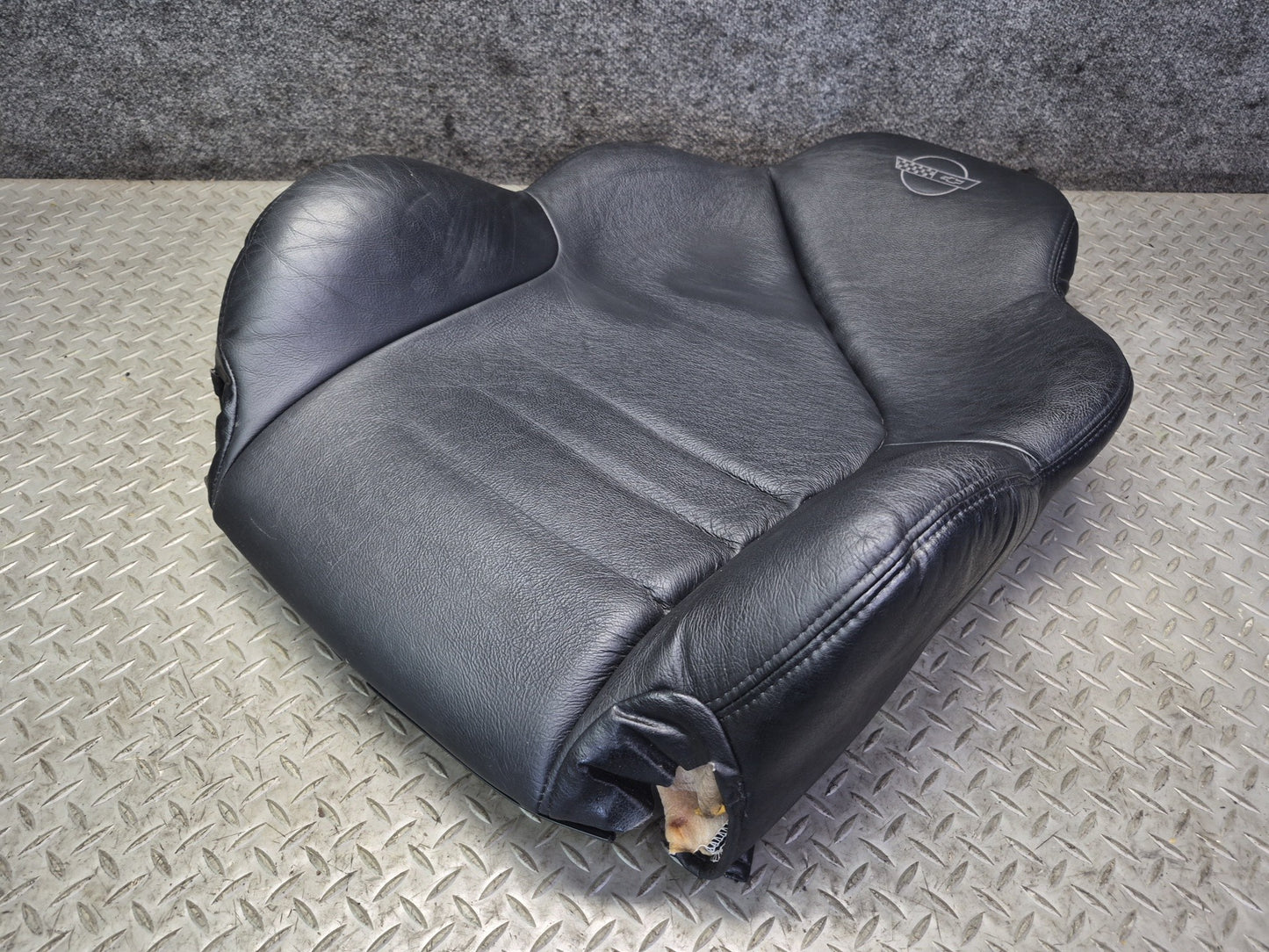 94-96 Chevrolet Corvette C4 Front Right Sport Seat Upper Leather Cushion OEM