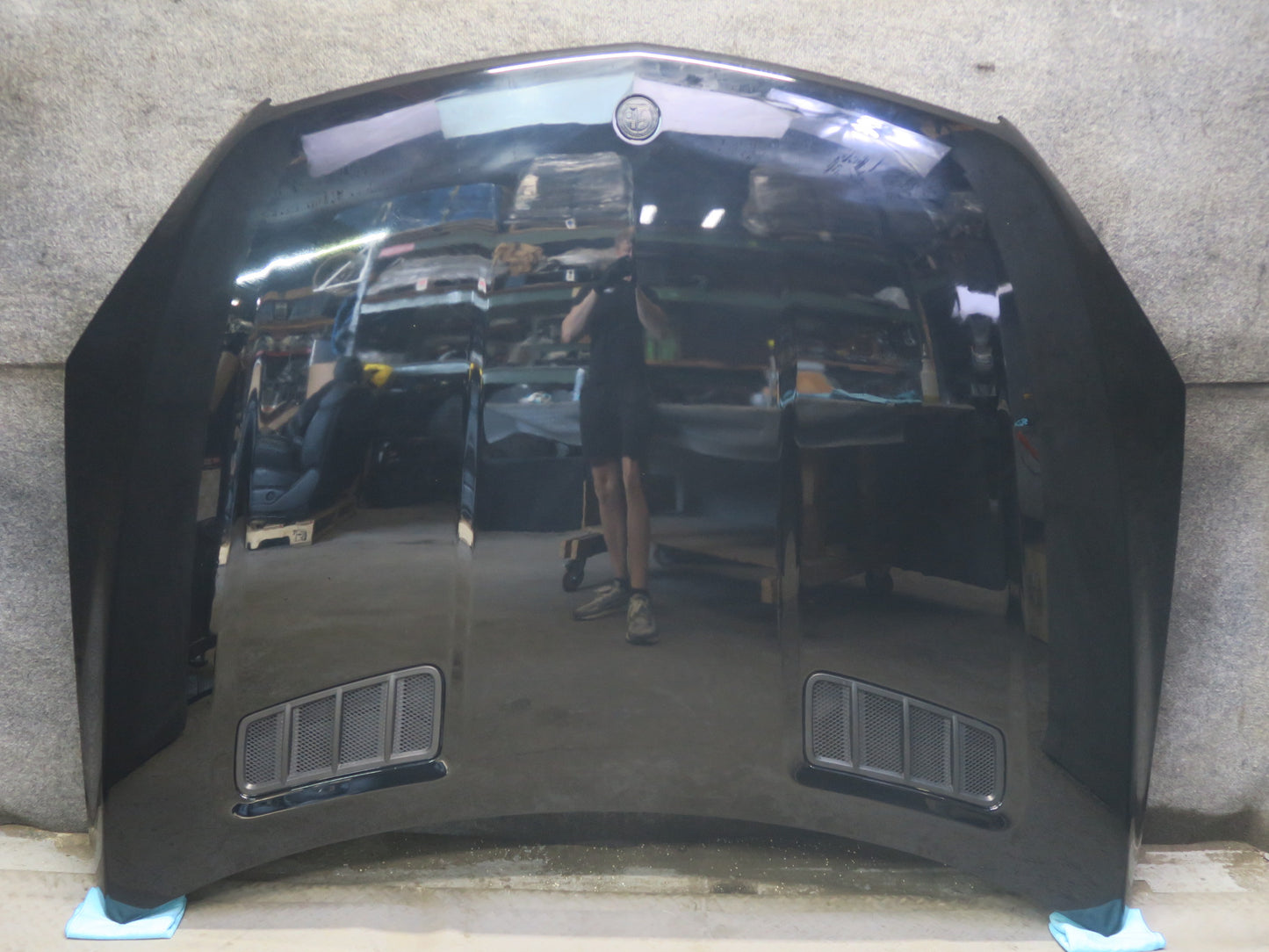 2012-2015 Mercedes W166 Ml-class Front Hood Bonnet Shell Panel Black