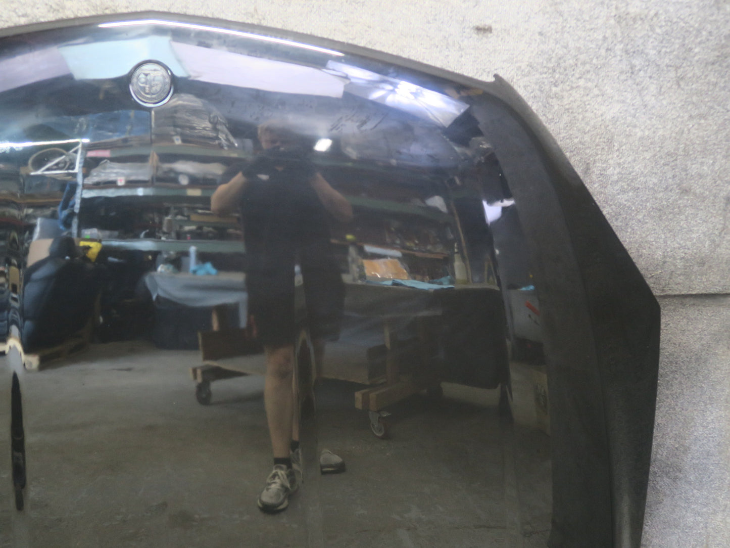 2012-2015 Mercedes W166 Ml-class Front Hood Bonnet Shell Panel Black