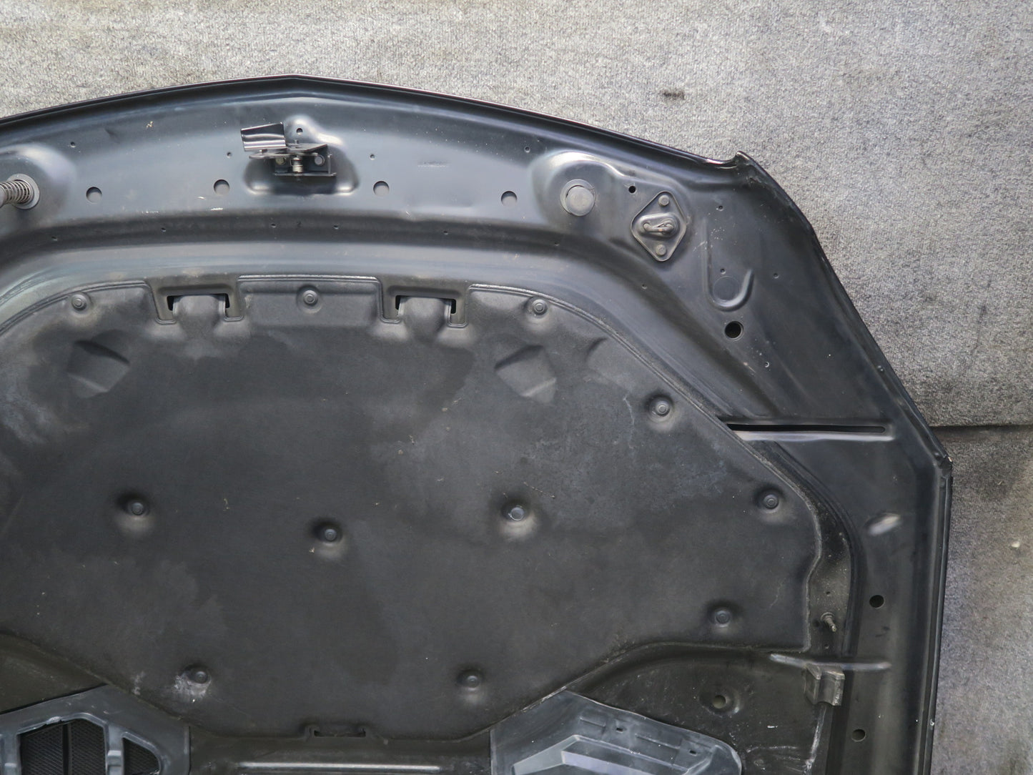 2012-2015 Mercedes W166 Ml-class Front Hood Bonnet Shell Panel Black