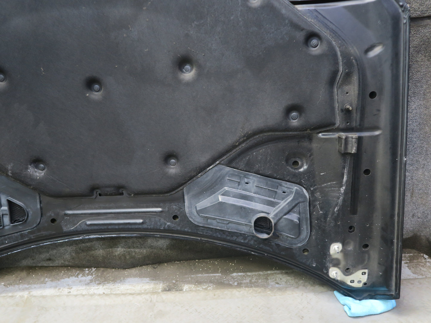 2012-2015 Mercedes W166 Ml-class Front Hood Bonnet Shell Panel Black