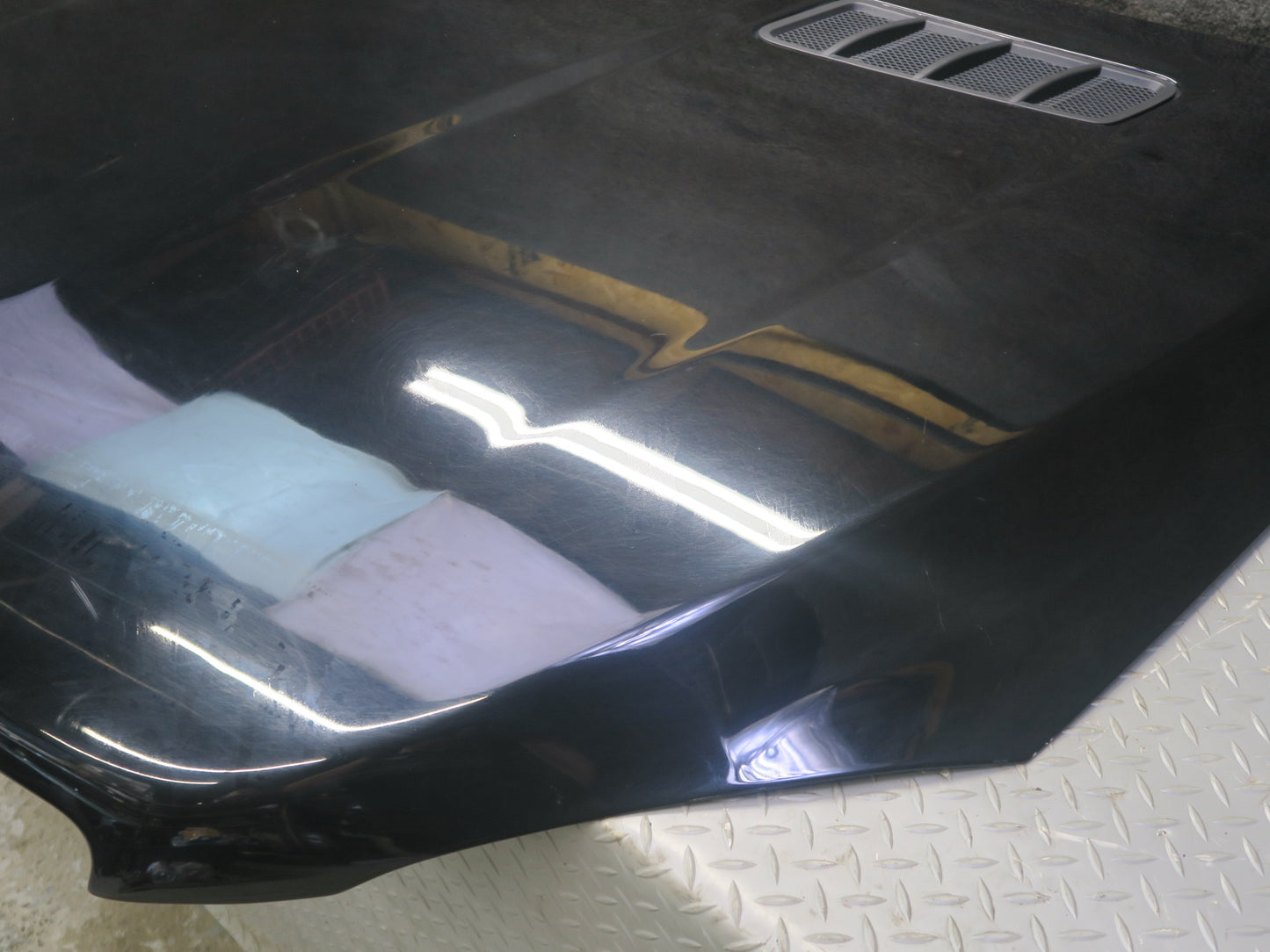 2012-2015 Mercedes W166 Ml-class Front Hood Bonnet Shell Panel Black