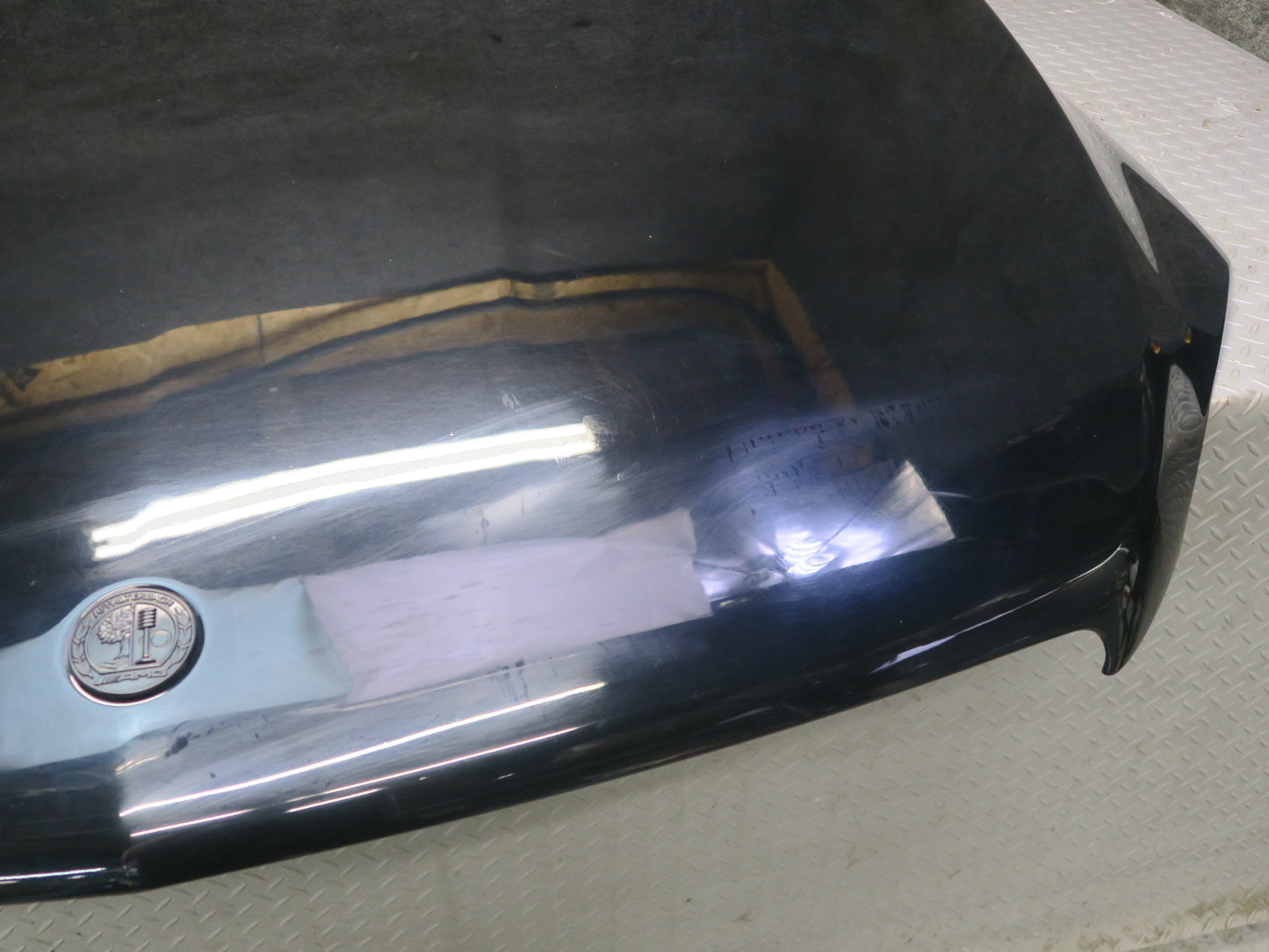 2012-2015 Mercedes W166 Ml-class Front Hood Bonnet Shell Panel Black