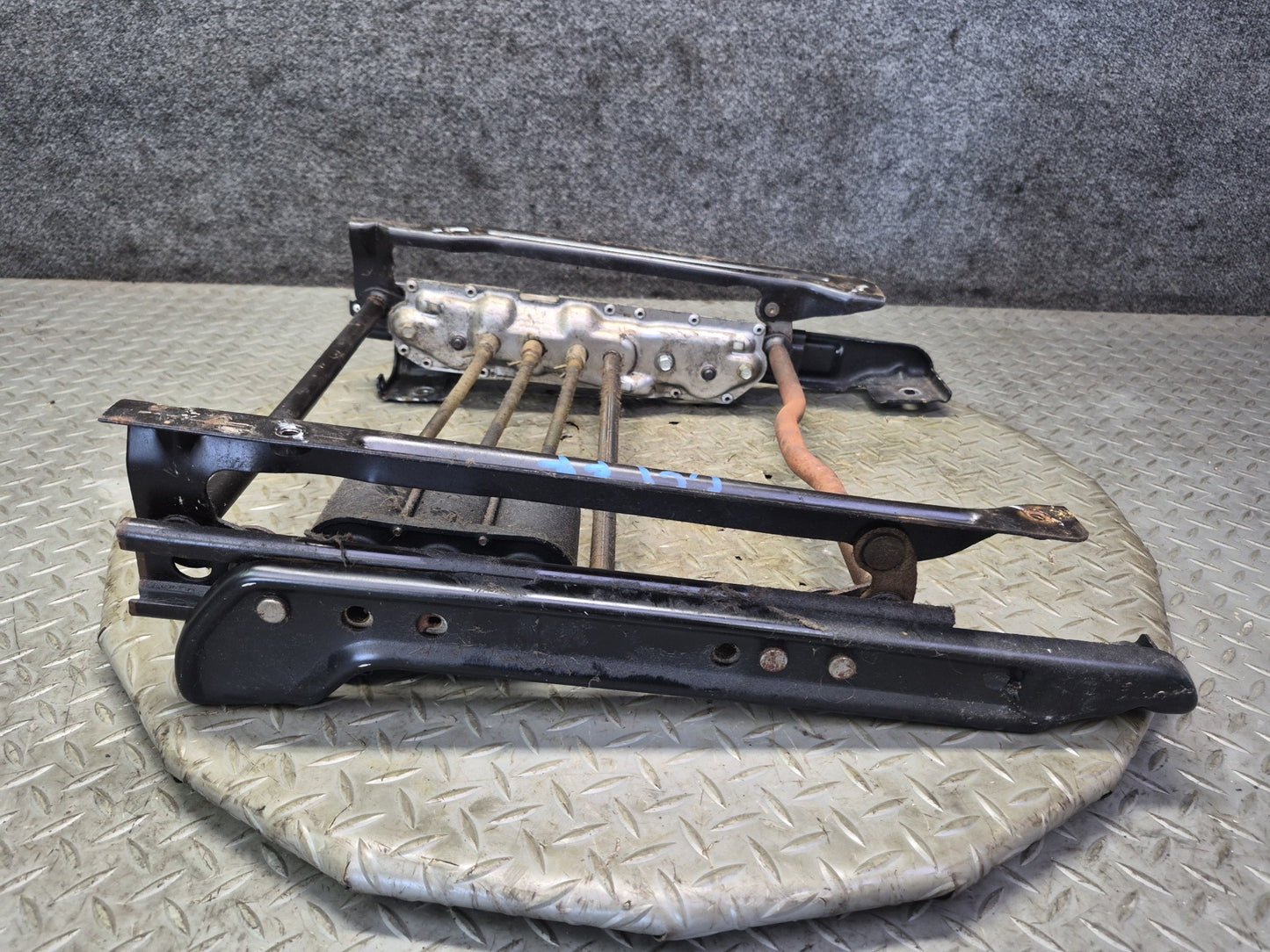 90-96 Chevrolet Corvette C4 Front Right Seat Lower Frame Track Rail w Motors OEM