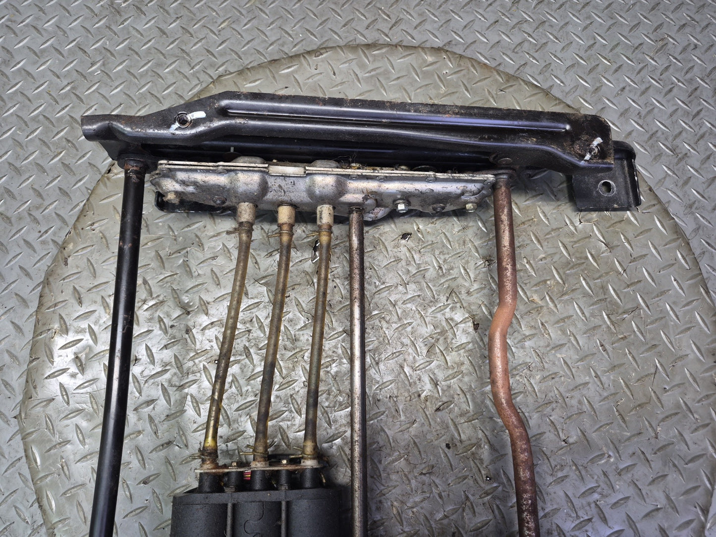 90-96 Chevrolet Corvette C4 Front Right Seat Lower Frame Track Rail w Motors OEM