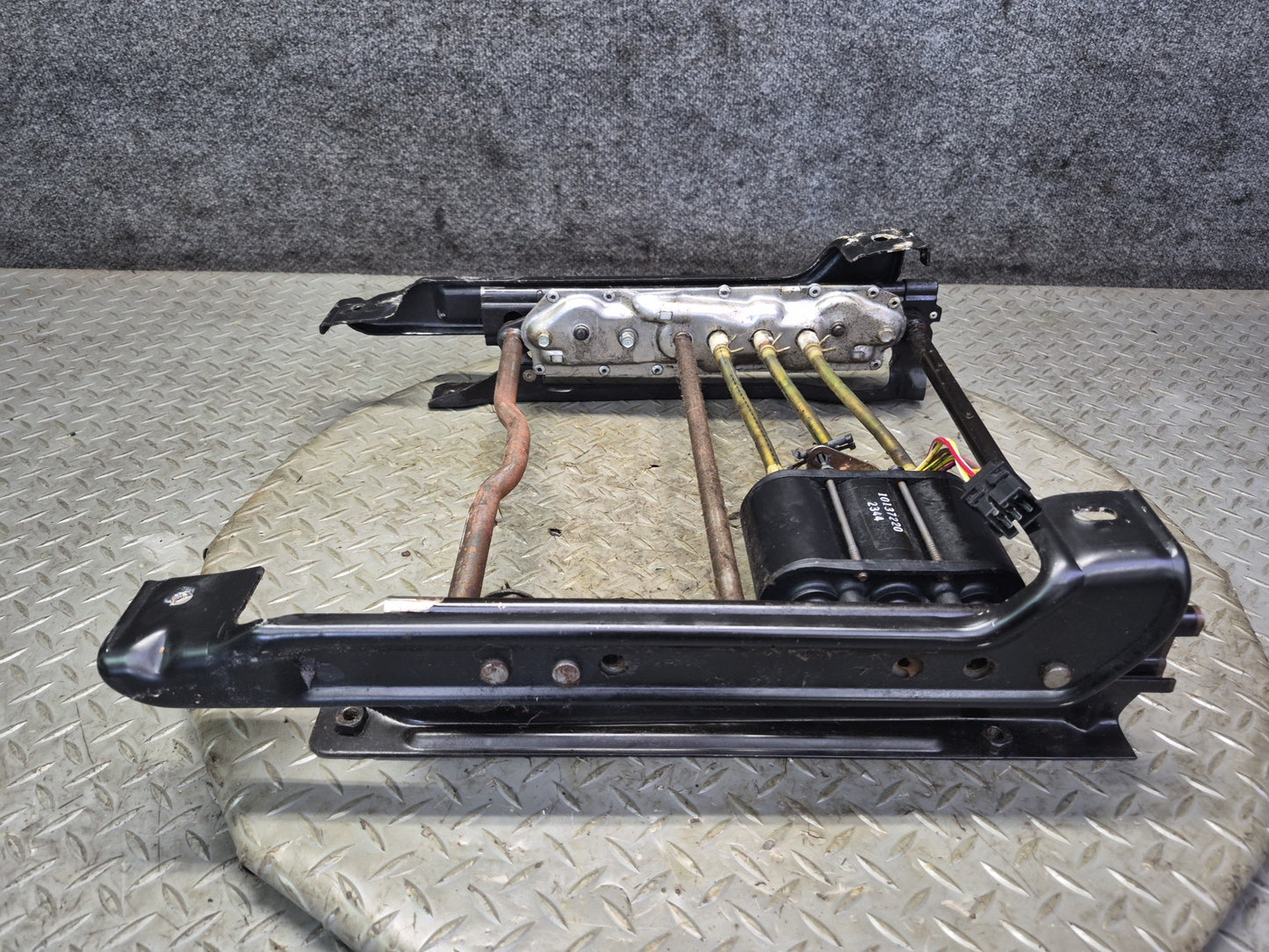 90-96 Chevrolet Corvette C4 Front Right Seat Lower Frame Track Rail w Motors OEM