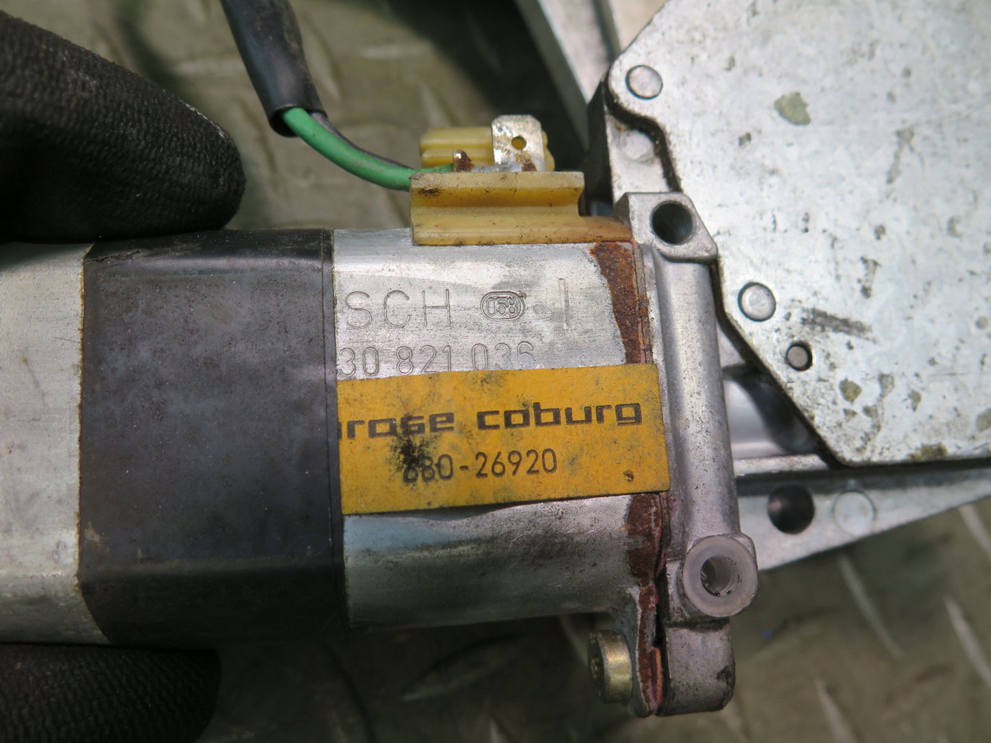 86-91 Mercedes W126 560SEL Sedan Rear Right Door Window Regulator w Motor OEM