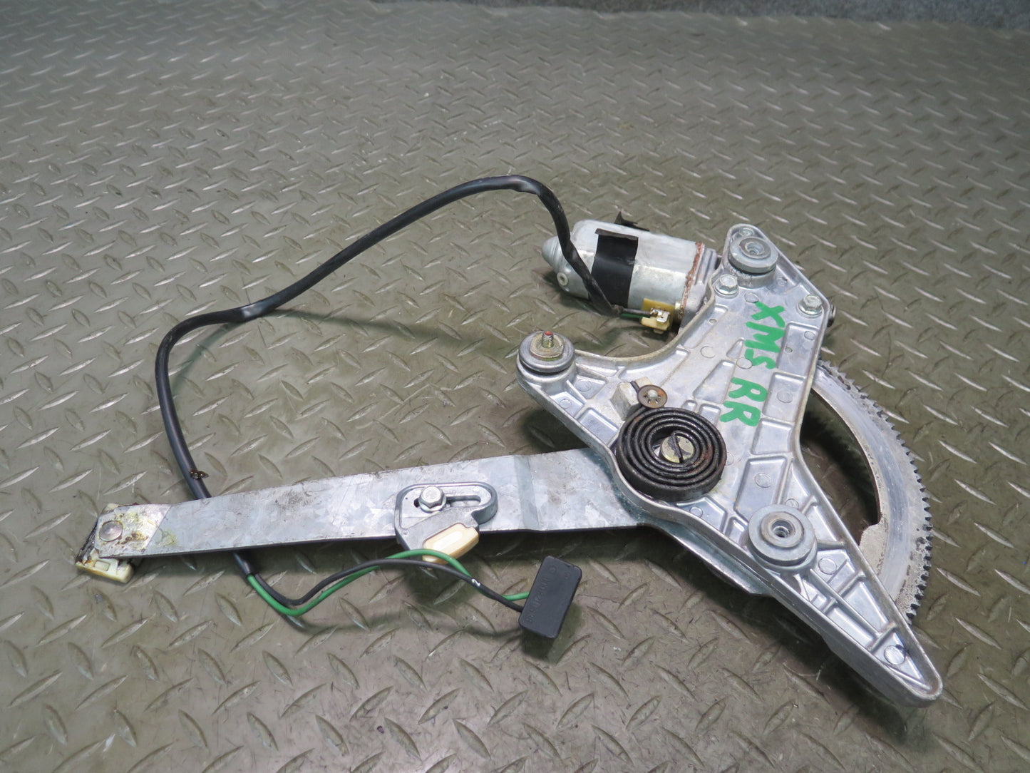 86-91 Mercedes W126 560SEL Sedan Rear Right Door Window Regulator w Motor OEM