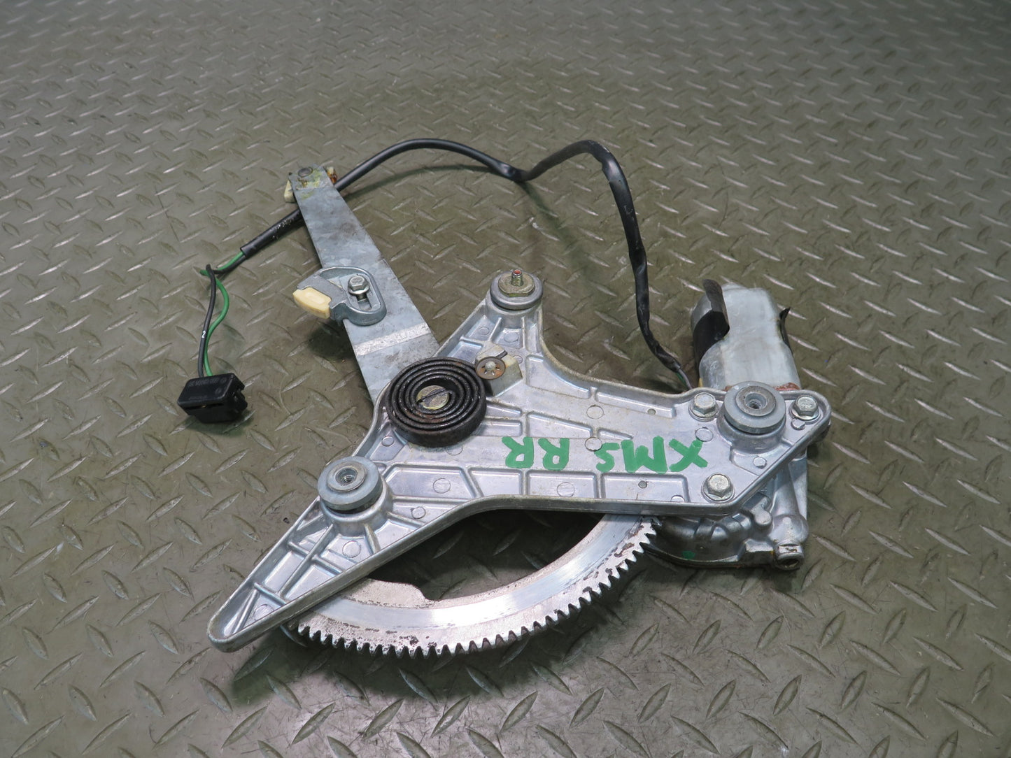 86-91 Mercedes W126 560SEL Sedan Rear Right Door Window Regulator w Motor OEM