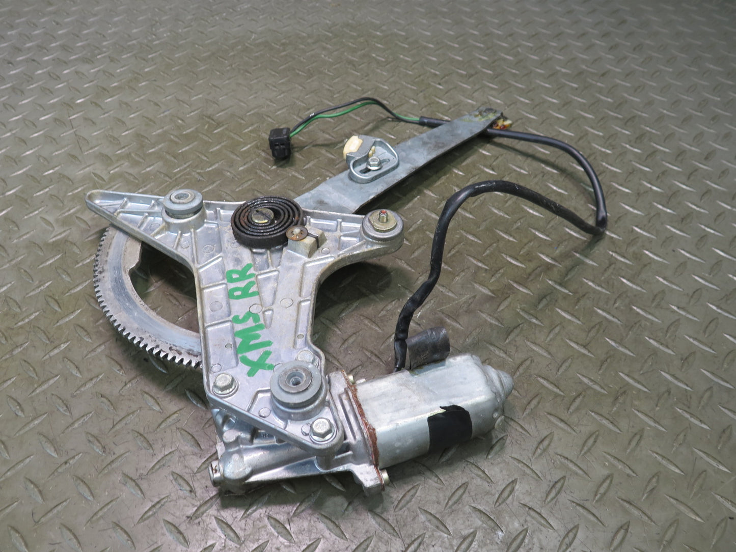 86-91 Mercedes W126 560SEL Sedan Rear Right Door Window Regulator w Motor OEM
