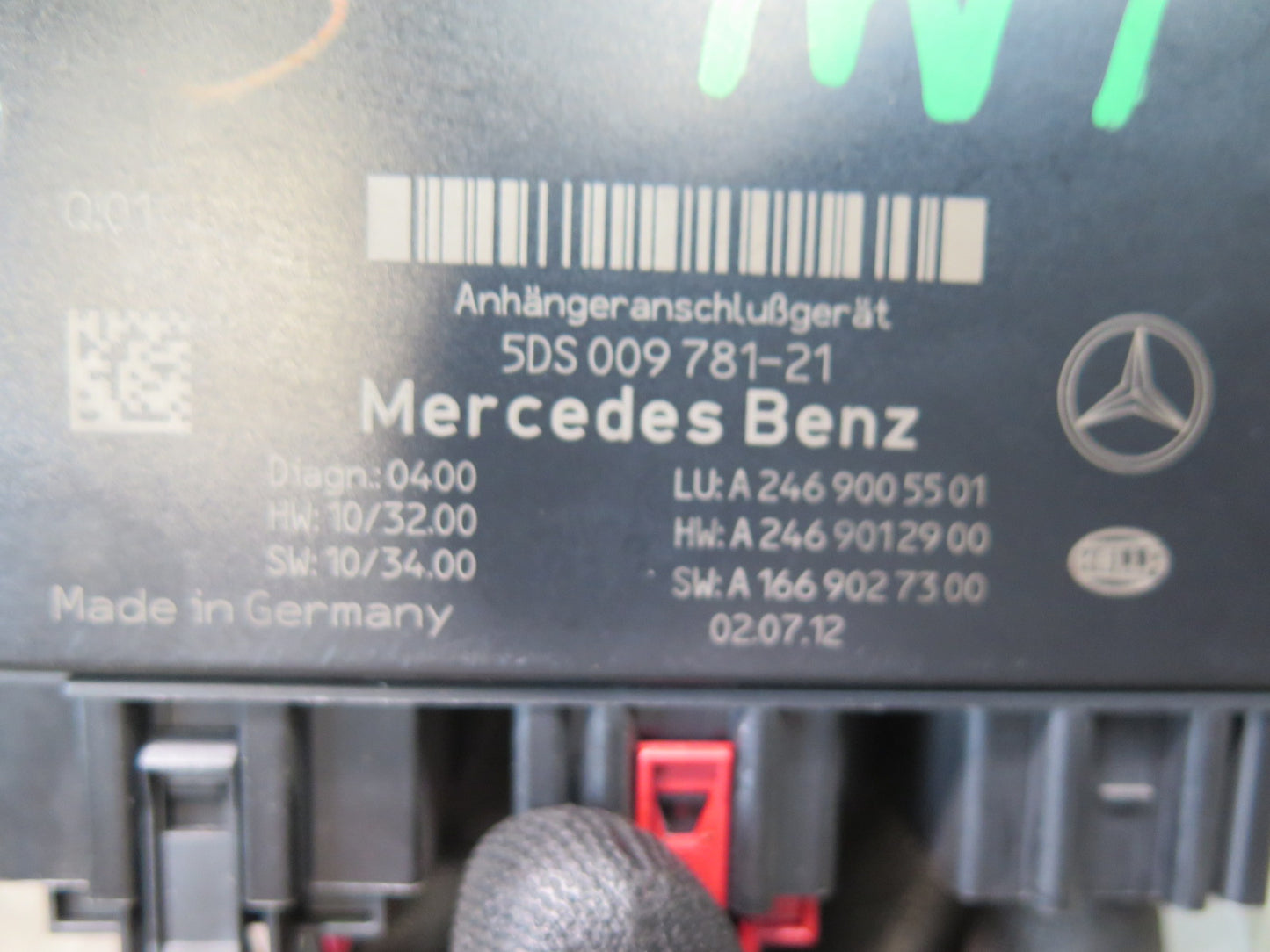 2012-2015 Mercedes X166 W166 Ml-class Trailer Hitch TOW Towing Control Module
