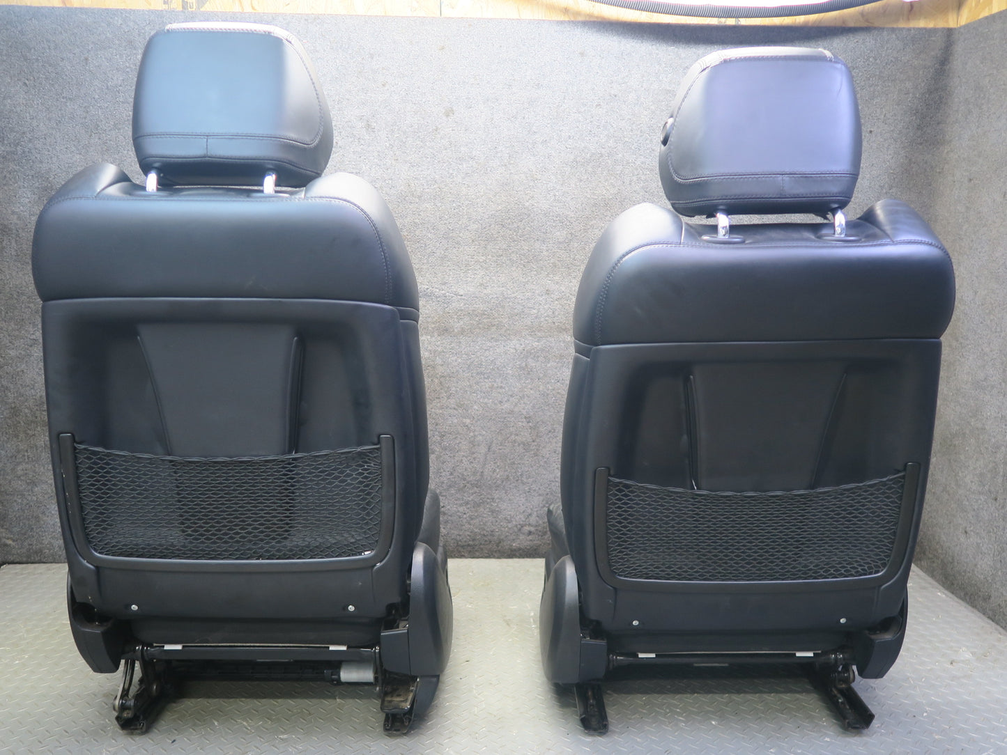12-15 Mercedes W166 ML AMG Front & Rear Leather Sport Seat Black Anthracite Set