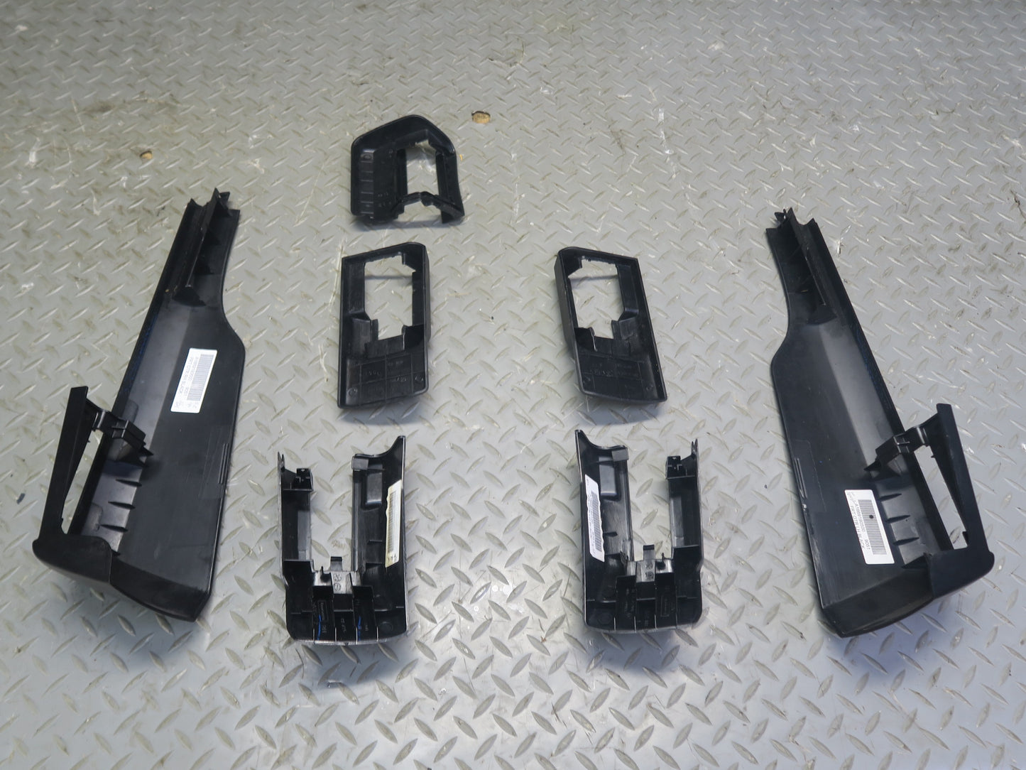 12-15 Mercedes W166 ML AMG Front & Rear Leather Sport Seat Black Anthracite Set