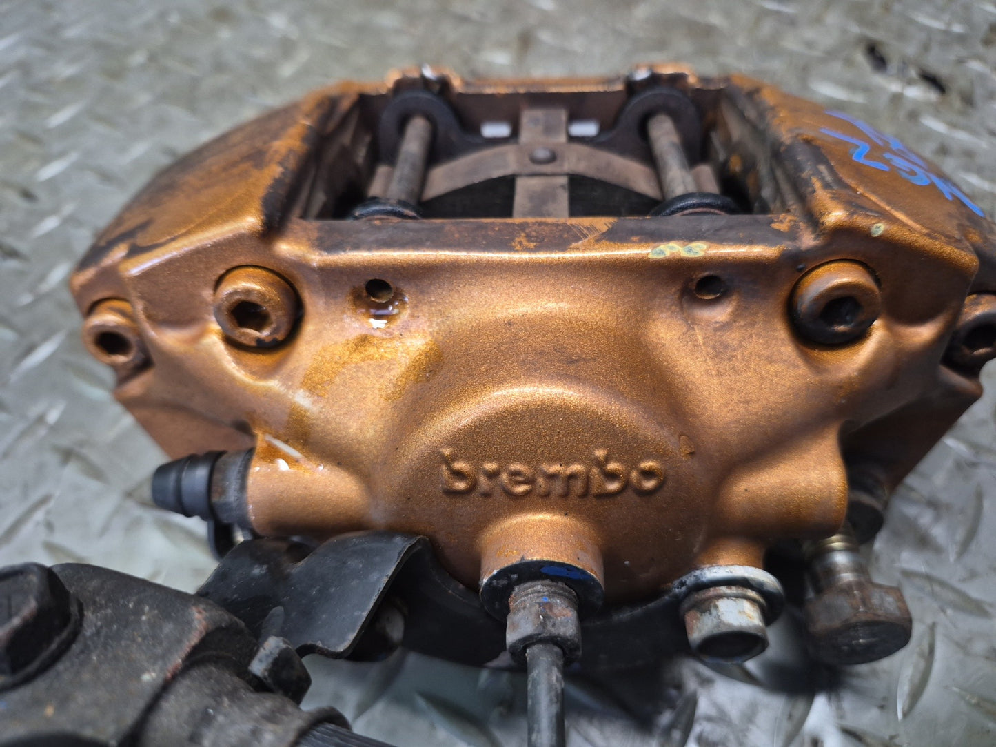 06-09 Nissan 350Z Z33 Convertible Rear Left & Right Brembo Brake Caliper Set OEM