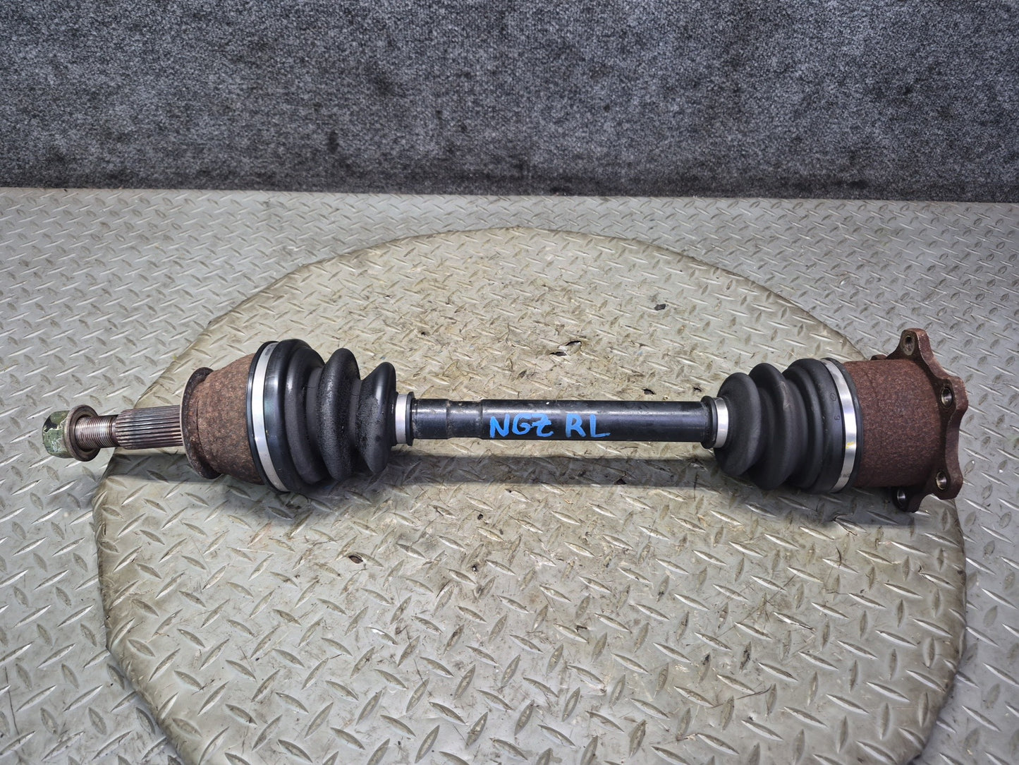 04-09 Nissan 350Z Z33 M/T Convertible Rear Left Suspension Axle Shaft OEM