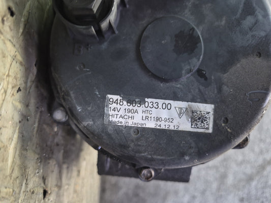 2011-2018 Porsche Cayenne 958 4.8L 190A Engine Alternator Generator 94860303300