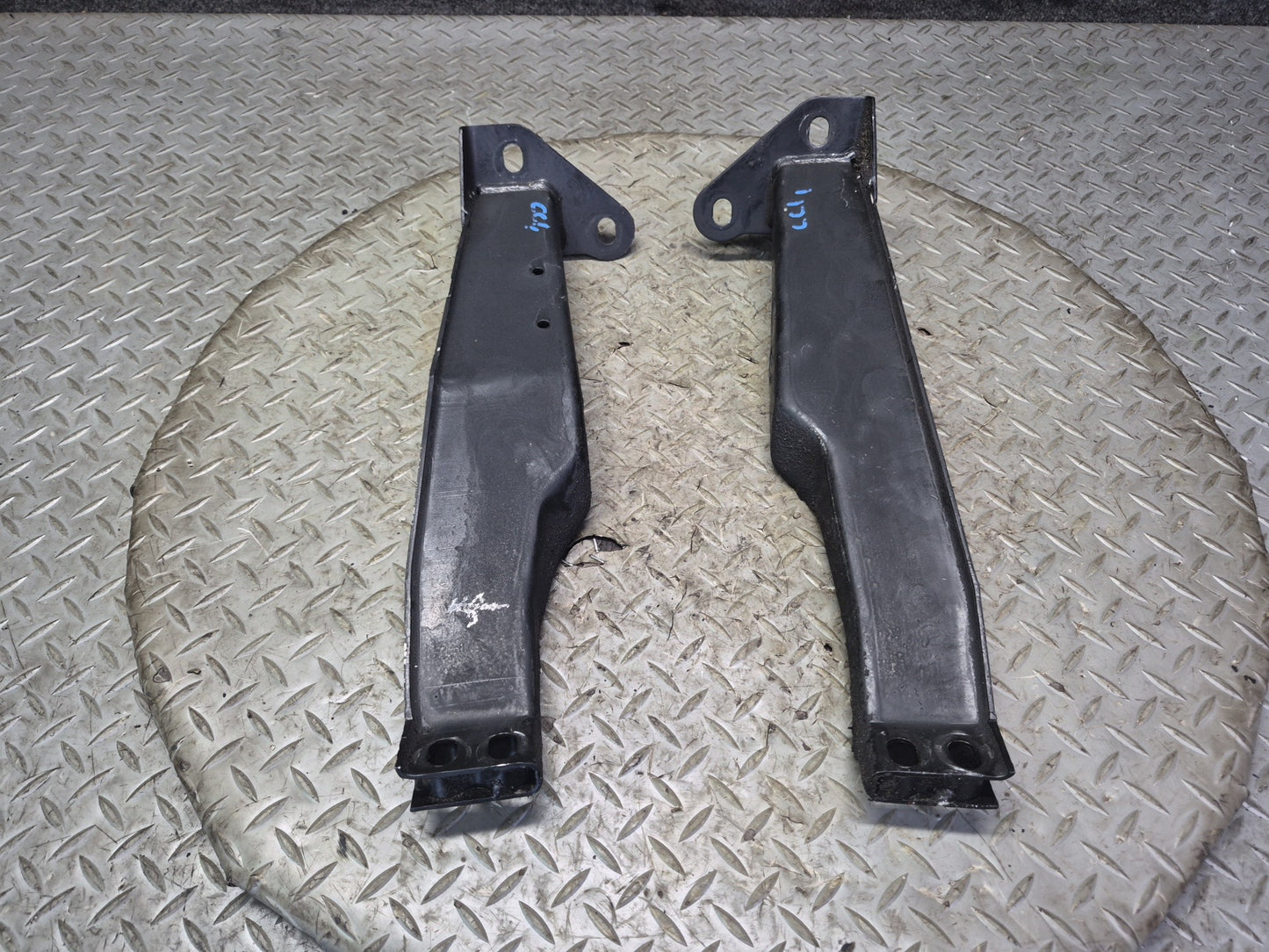 90-96 Chevrolet Corvette C4 Set of 2 Front Engine Mount Crossmember Frame OEM