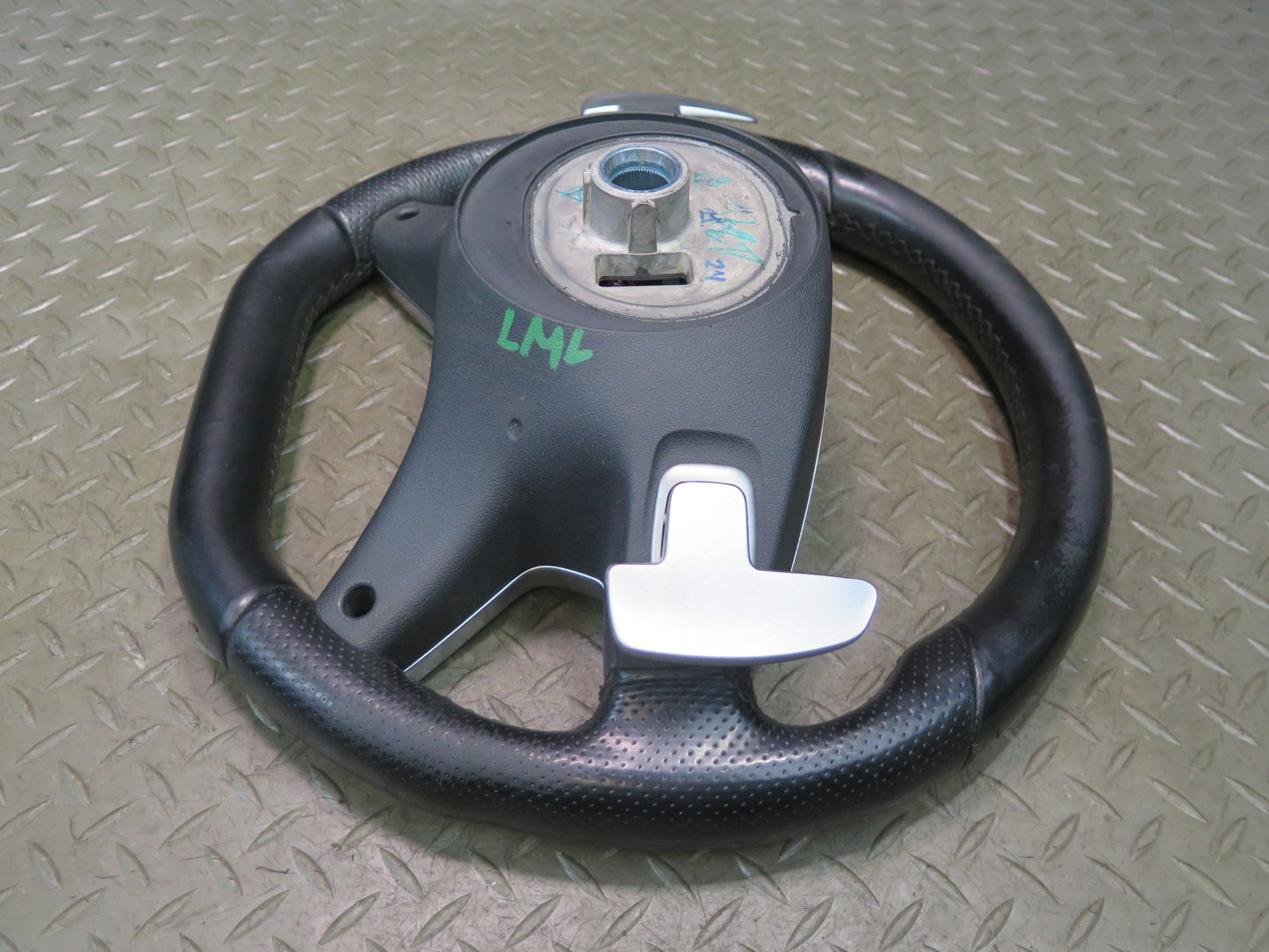 2012-2015 Mercedes X166 W166 ML63 AMG Leather Sport Steering w Paddles Damaged