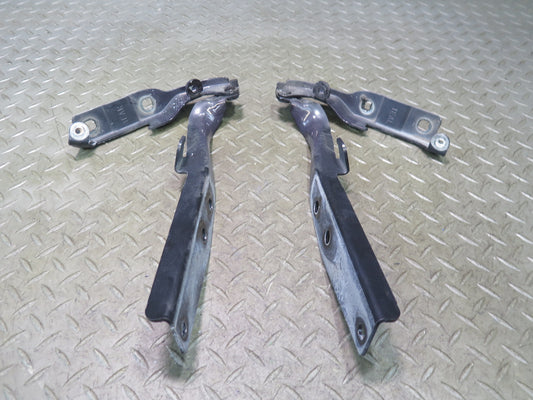 09-20 Nissan 370Z Z34 Set of 2 Front Right & Left Hood Hinge Black OEM