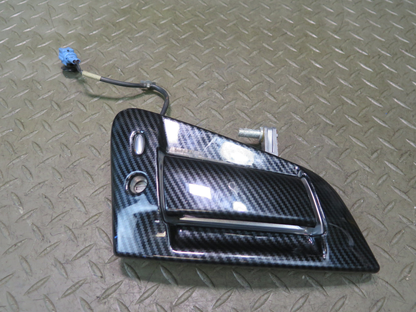09-17 Nissan 370Z Z34 Front Left Door Exterior Handle Carbon OEM