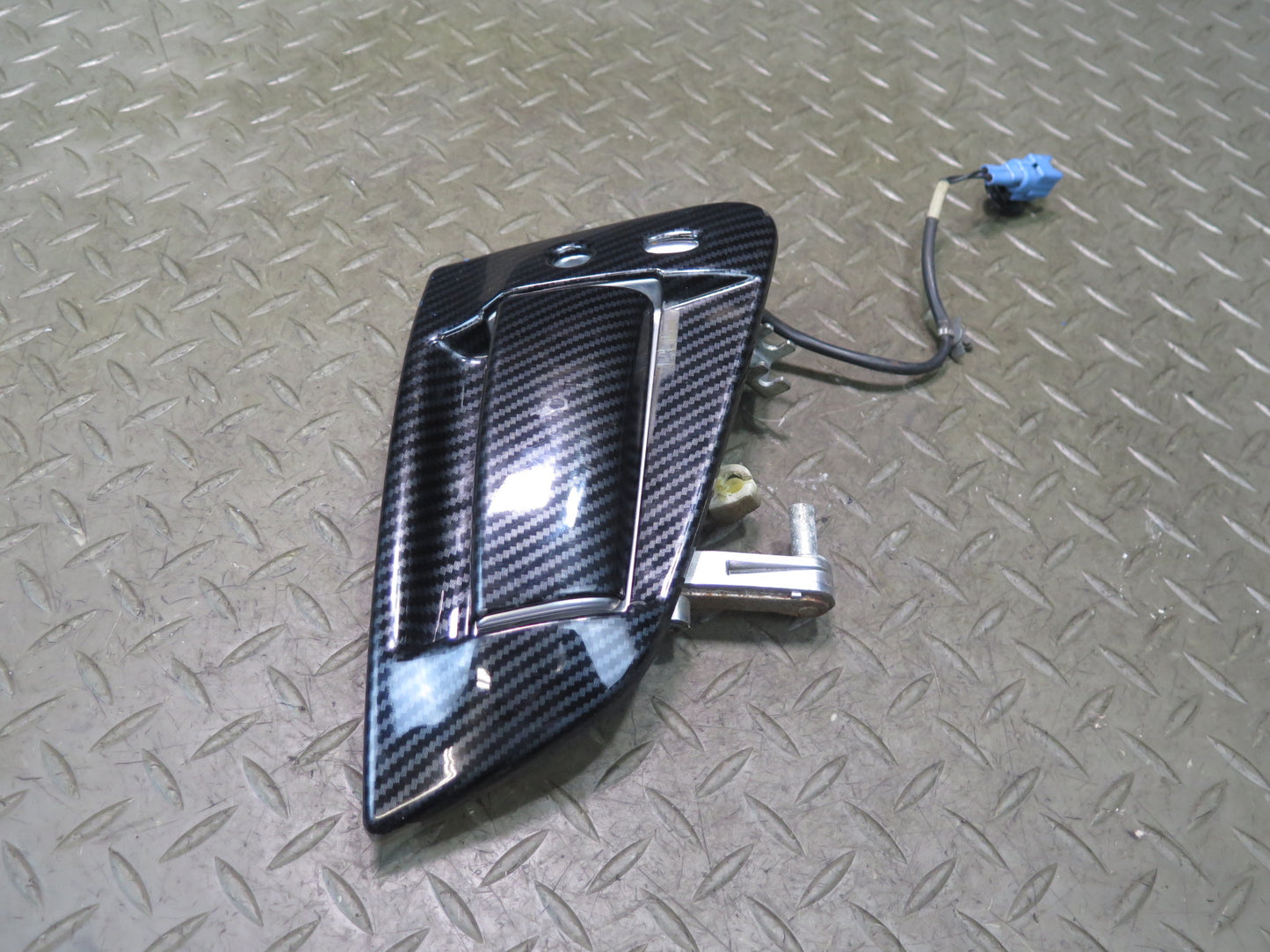 09-17 Nissan 370Z Z34 Front Left Door Exterior Handle Carbon OEM