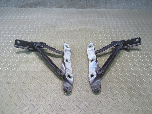 09-19 Nissan Z34 370Z Convertible Set of 2 Rear Trunk Hinge Black Cherry OEM