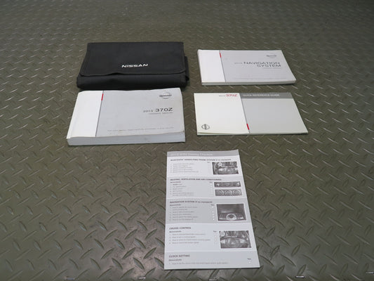 2013 Nissan Z34 370Z Convertible Owners Guide Manual Book Set w Case OEM