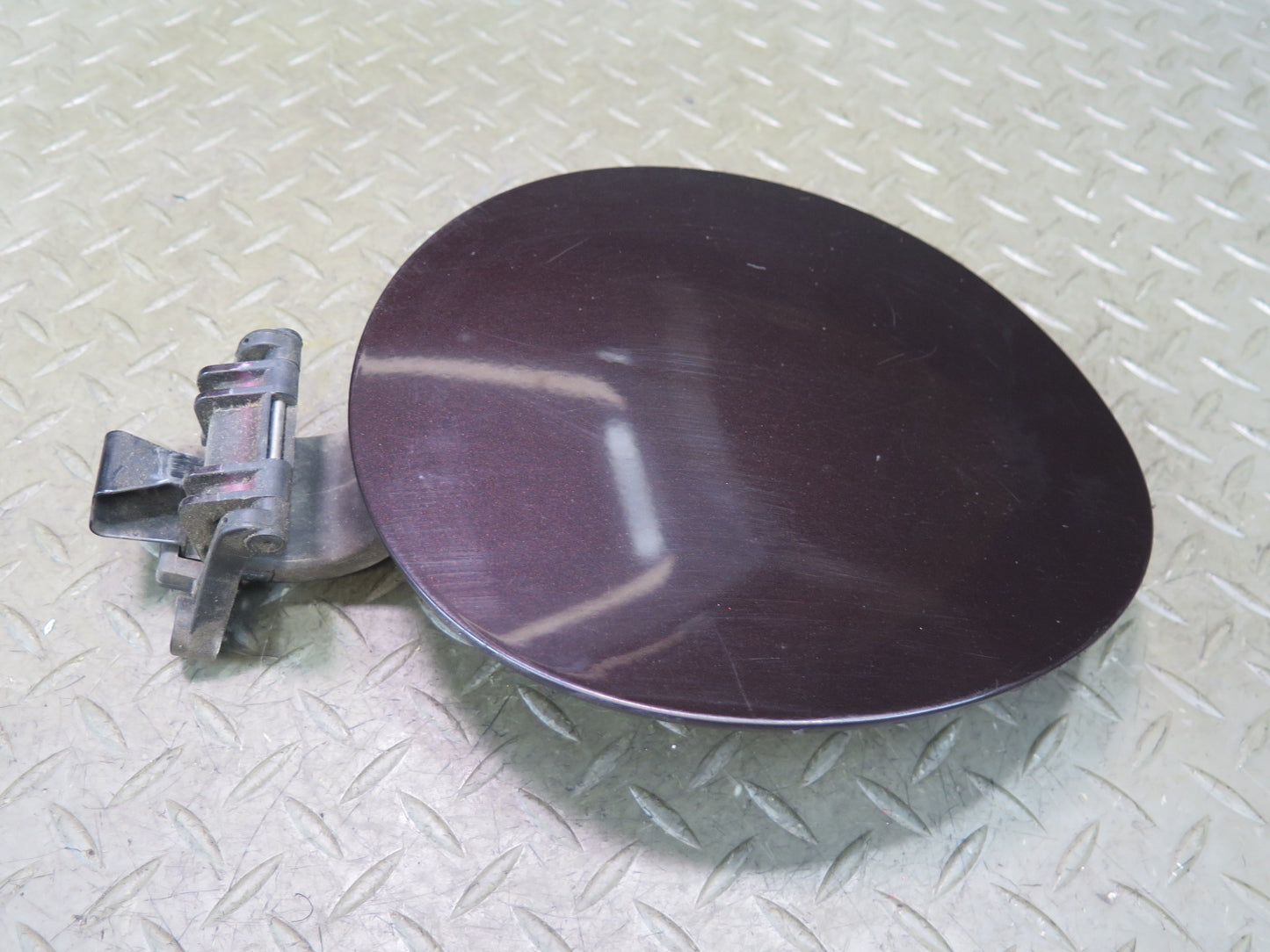 09-20 Nissan Z34 370Z Fuel Tank Filler Door Lid Cover Pearl Black Cherry OEM