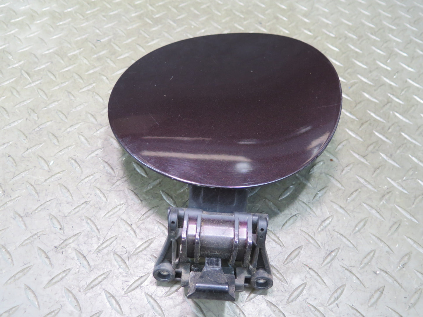 09-20 Nissan Z34 370Z Fuel Tank Filler Door Lid Cover Pearl Black Cherry OEM