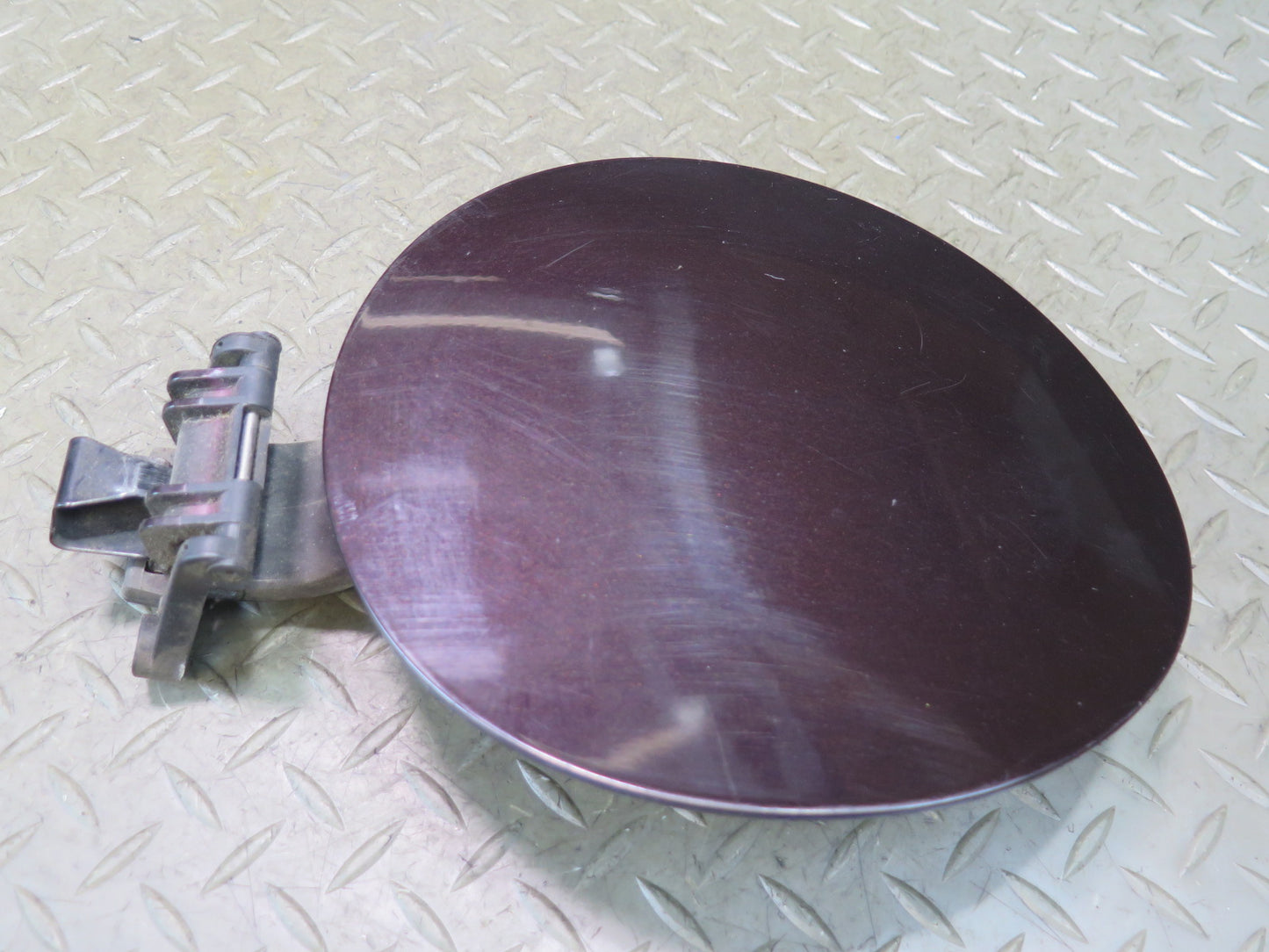 09-20 Nissan Z34 370Z Fuel Tank Filler Door Lid Cover Pearl Black Cherry OEM