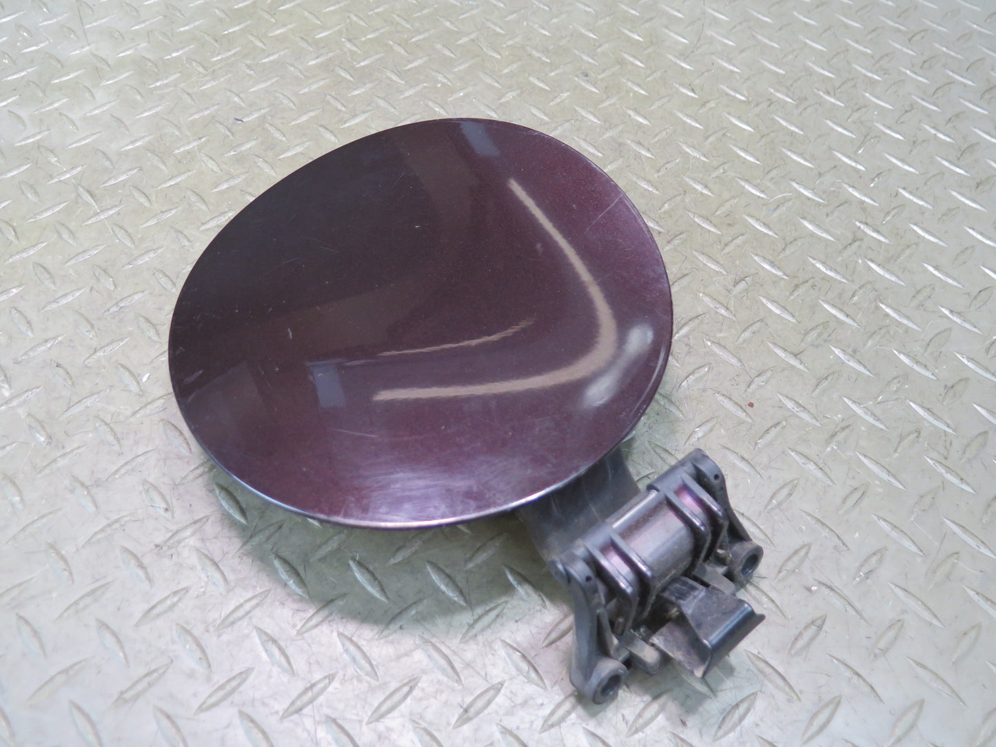 09-20 Nissan Z34 370Z Fuel Tank Filler Door Lid Cover Pearl Black Cherry OEM