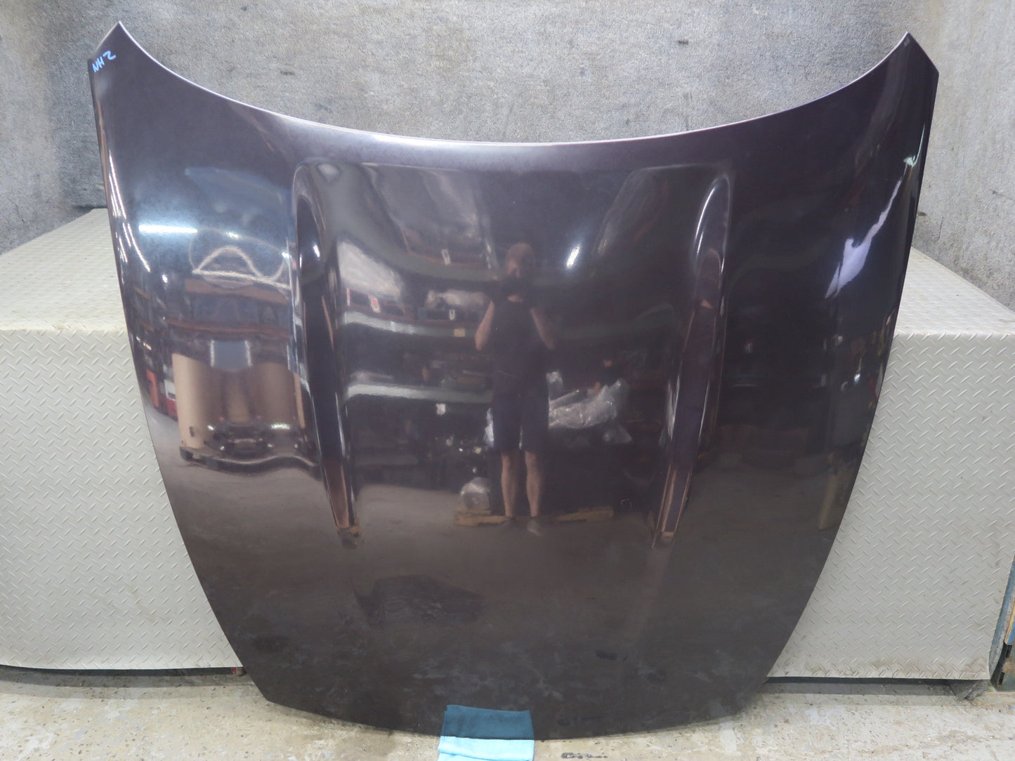 09-20 Nissan Z34 370Z Front Hood Bonnet Shell Panel Cover Black Cherry OEM