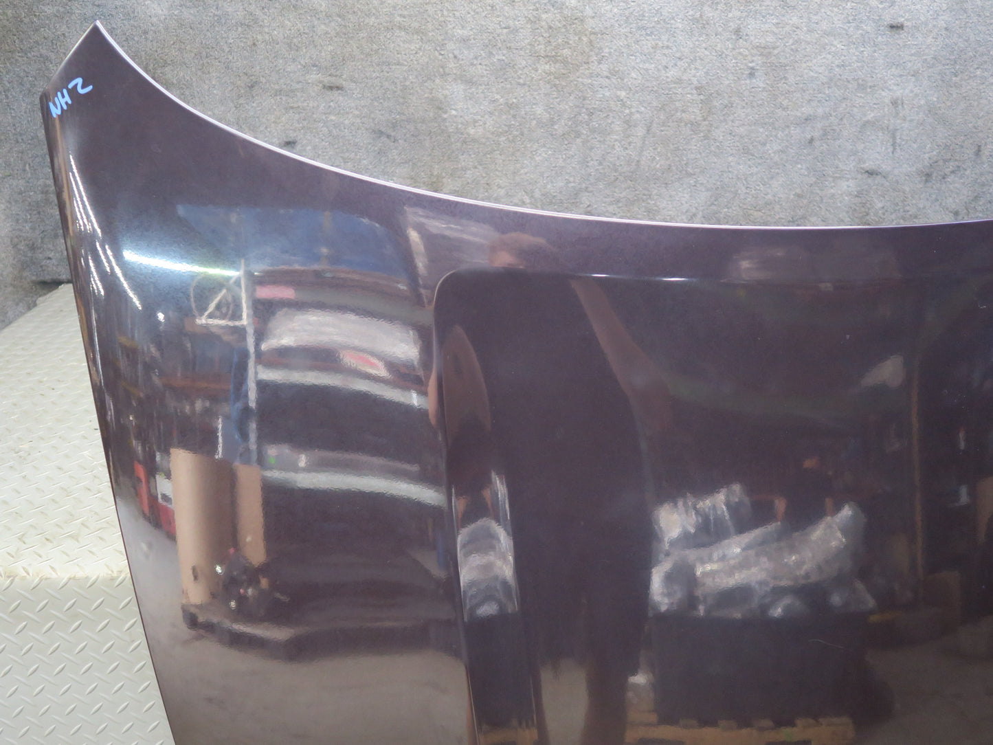 09-20 Nissan Z34 370Z Front Hood Bonnet Shell Panel Cover Black Cherry OEM