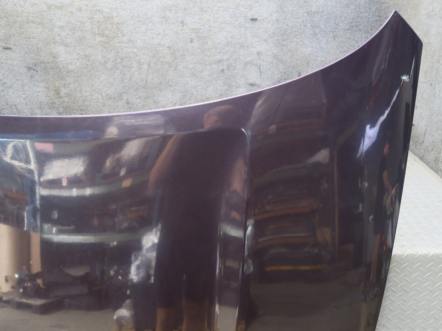 09-20 Nissan Z34 370Z Front Hood Bonnet Shell Panel Cover Black Cherry OEM