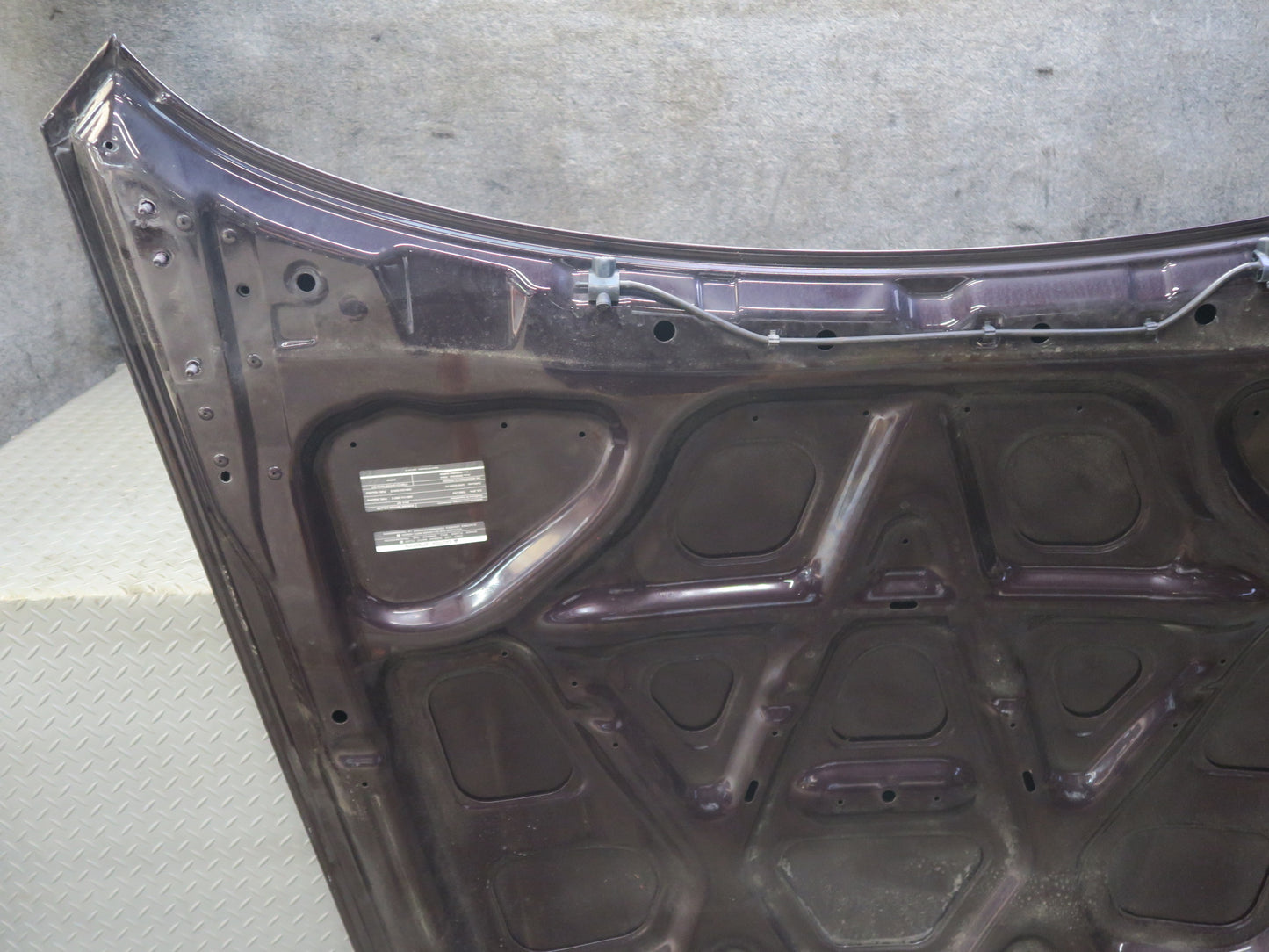 09-20 Nissan Z34 370Z Front Hood Bonnet Shell Panel Cover Black Cherry OEM
