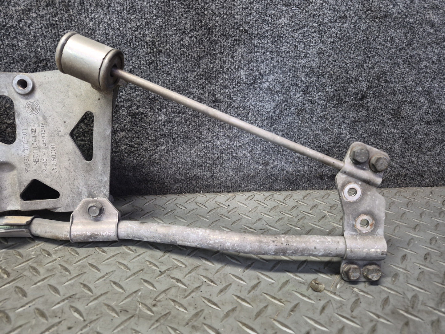 2005-2008 Porsche Boxster 987 2.7L Exhaust Muffler Support Bracket Mount