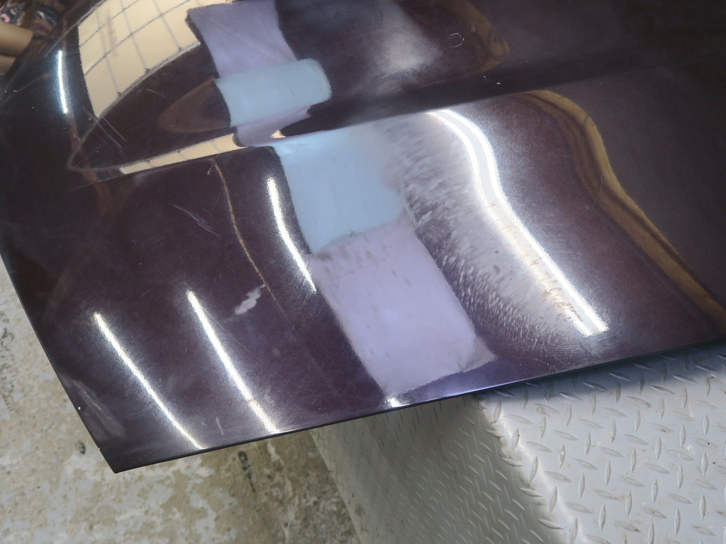 09-20 Nissan Z34 370Z Front Hood Bonnet Shell Panel Cover Black Cherry OEM