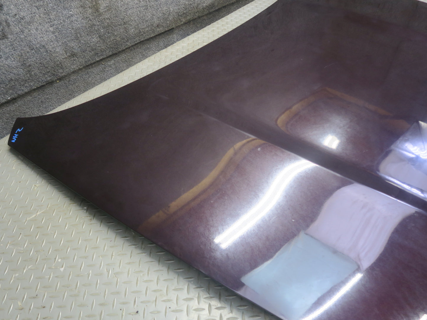 09-20 Nissan Z34 370Z Front Hood Bonnet Shell Panel Cover Black Cherry OEM