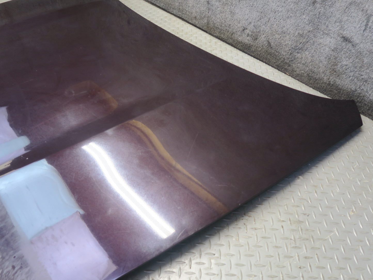 09-20 Nissan Z34 370Z Front Hood Bonnet Shell Panel Cover Black Cherry OEM