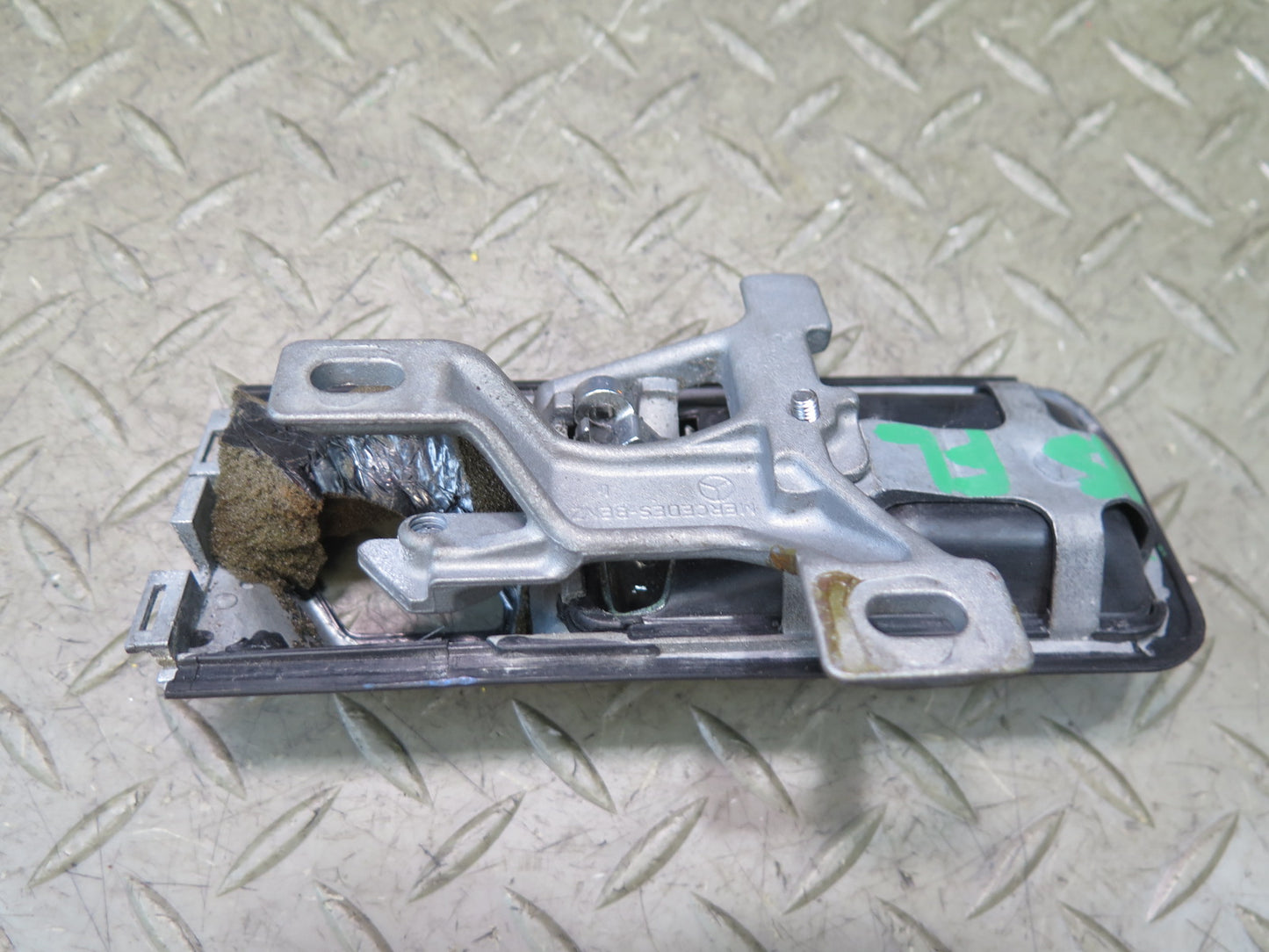86-91 Mercedes W126 560SEL Front Left Door Interior Pull Handle w Trim OEM