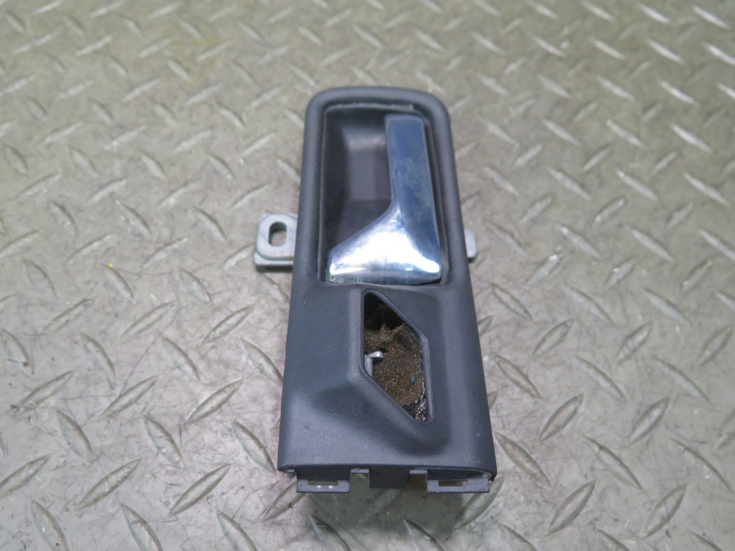 86-91 Mercedes W126 560SEL Rear Right Door Interior Pull Handle w Trim Damaged