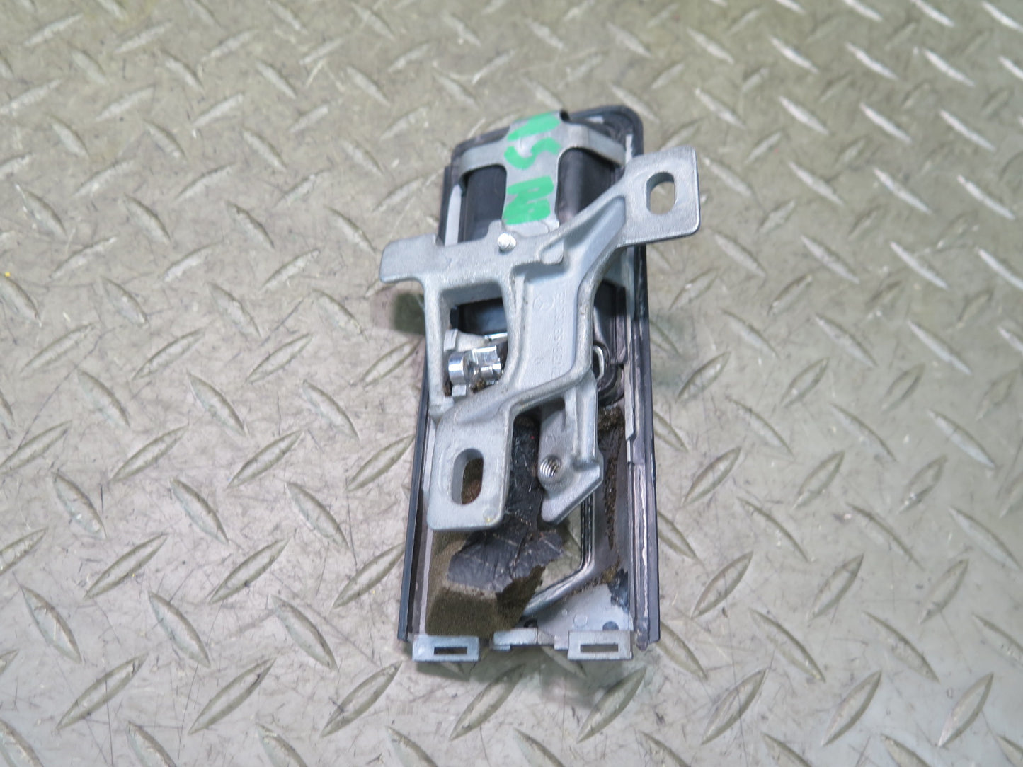 86-91 Mercedes W126 560SEL Rear Right Door Interior Pull Handle w Trim Damaged
