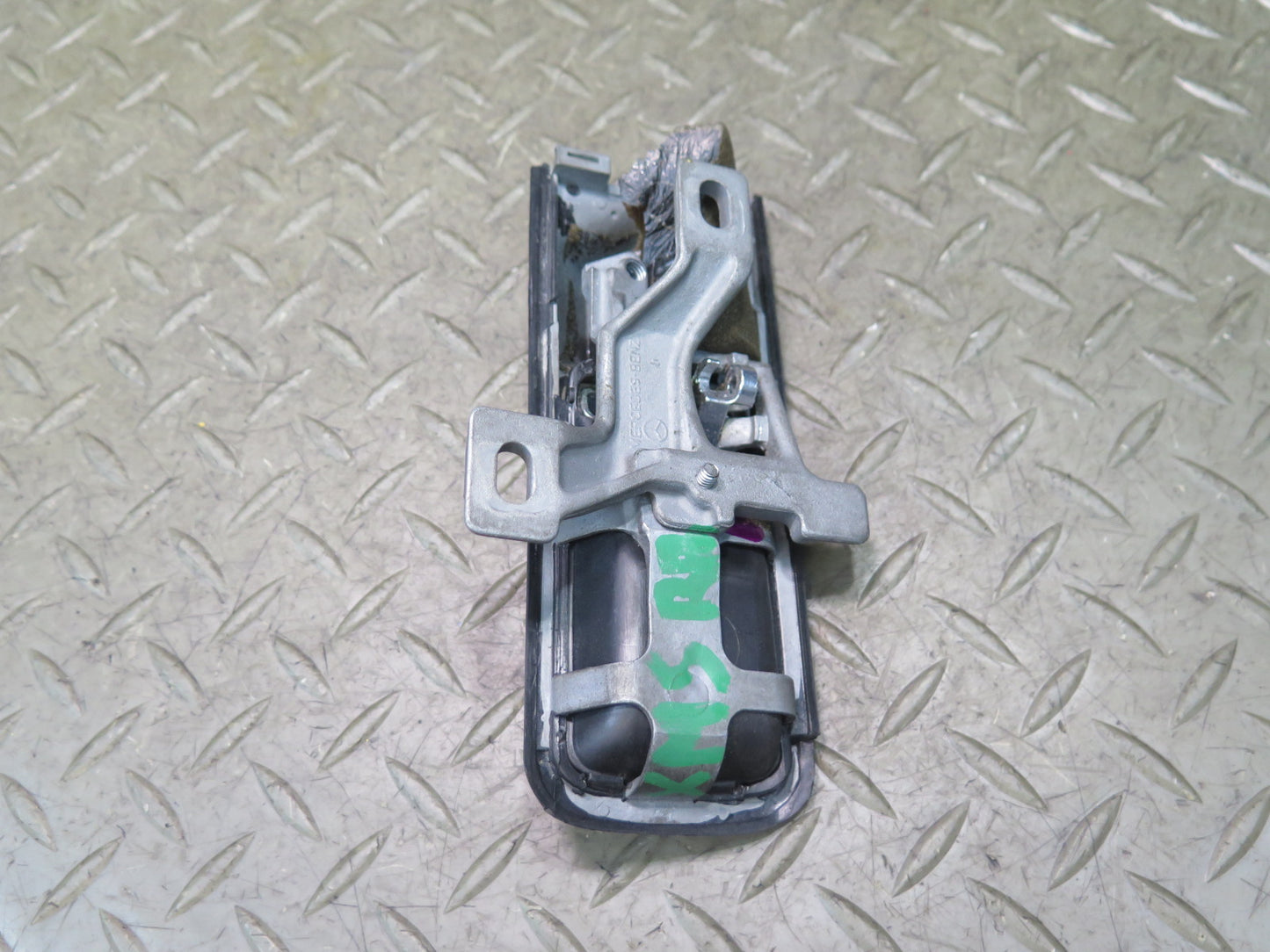 86-91 Mercedes W126 560SEL Rear Right Door Interior Pull Handle w Trim Damaged